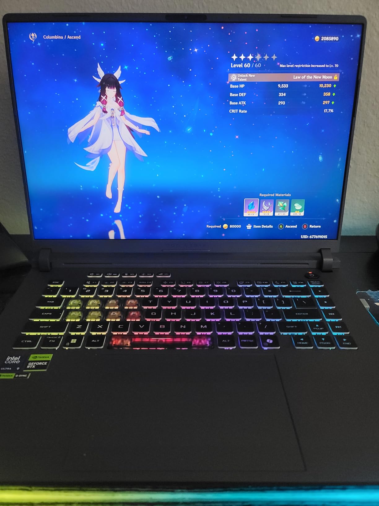 ASUS ROG Strix G16 Gaming Laptop, 165Hz Display, NVIDIA GeForce RTX 4060, Intel Core i7-13650HX, 16GB DDR5, 1TB PCIe Gen4 SSD, Wi-Fi 6E, Windows 11, G614JV-AS74 customer photo 2