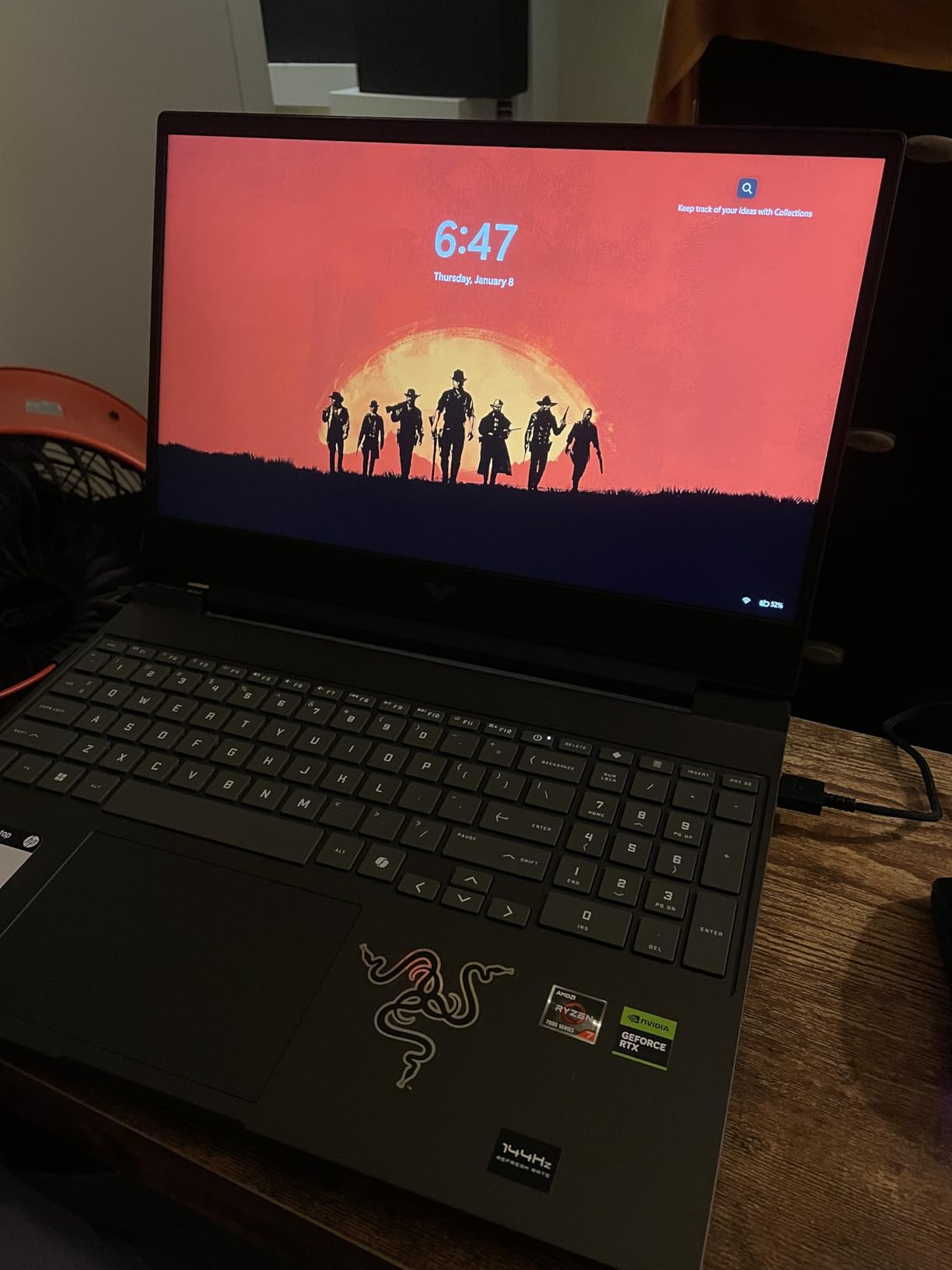 HP Victus 15.6 inch 144Hz Full HD Gaming Laptop AMD Ryzen 7 7445HS NVIDIA GeForce RTX 4050 Copilot Backlit 16GB RAM DDR5 512GB SSD Mica Silver Windows 11 Home customer photo 1
