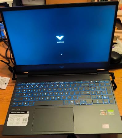 HP Victus 15.6 inch 144Hz Full HD Gaming Laptop AMD Ryzen 7 7445HS NVIDIA GeForce RTX 4050 Copilot Backlit 16GB RAM DDR5 512GB SSD Mica Silver Windows 11 Home customer photo 2