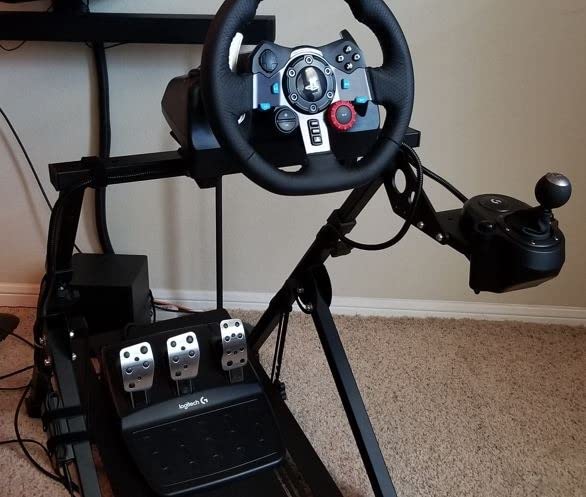 Logitech G29 Driving Force Racing Wheel and Floor Pedals, Real Force Feedback, Stainless Steel Paddle Shifters, Leather Steering Wheel Cover for PS5, PS4, PC, Mac customer photo 2