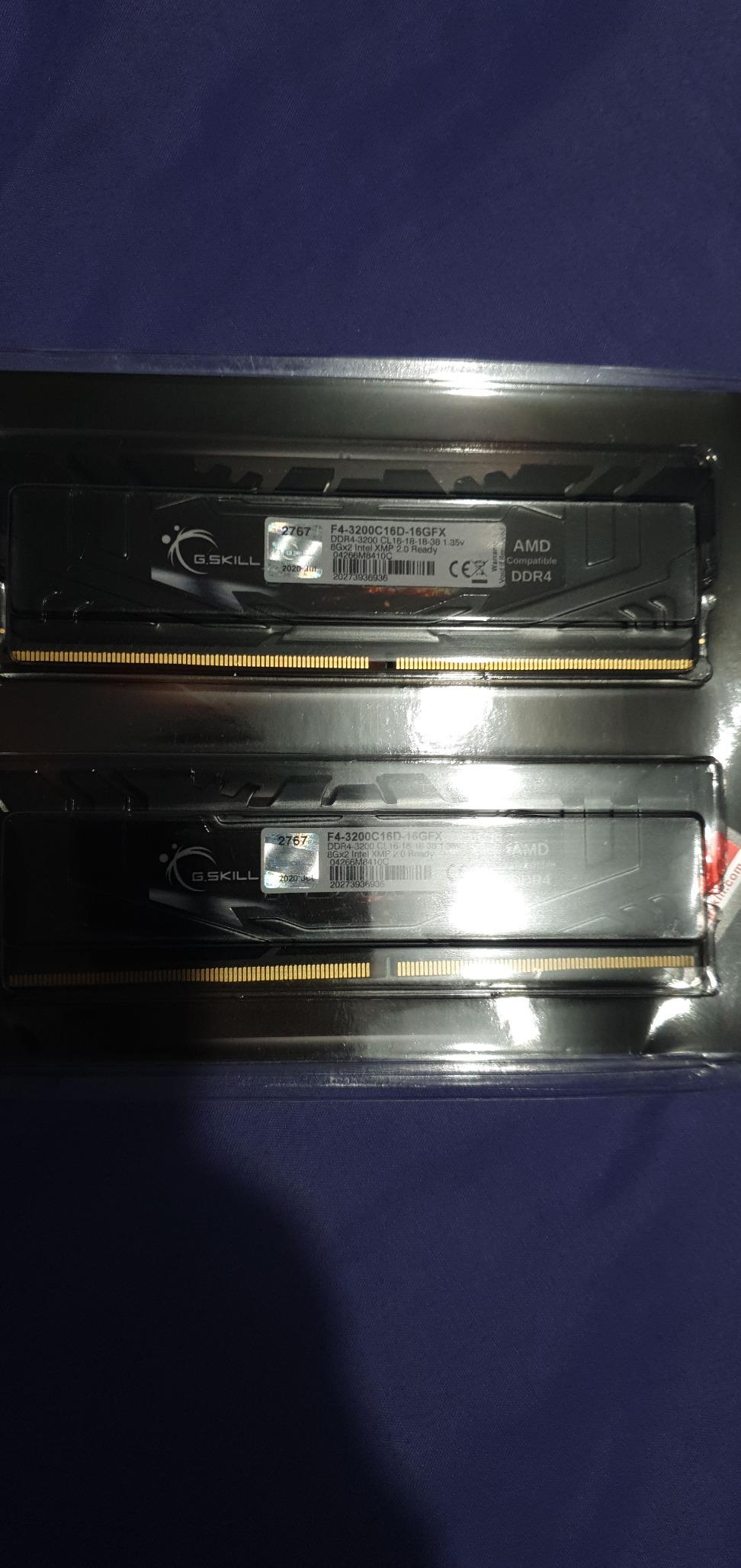 G.SKILL FlareX Series DDR4 RAM (XMP) 16GB (2x8GB) 3200MT/s CL16-18-18-38 1.35V Intel AMD Desktop Computer Memory U-DIMM - Black customer photo 1