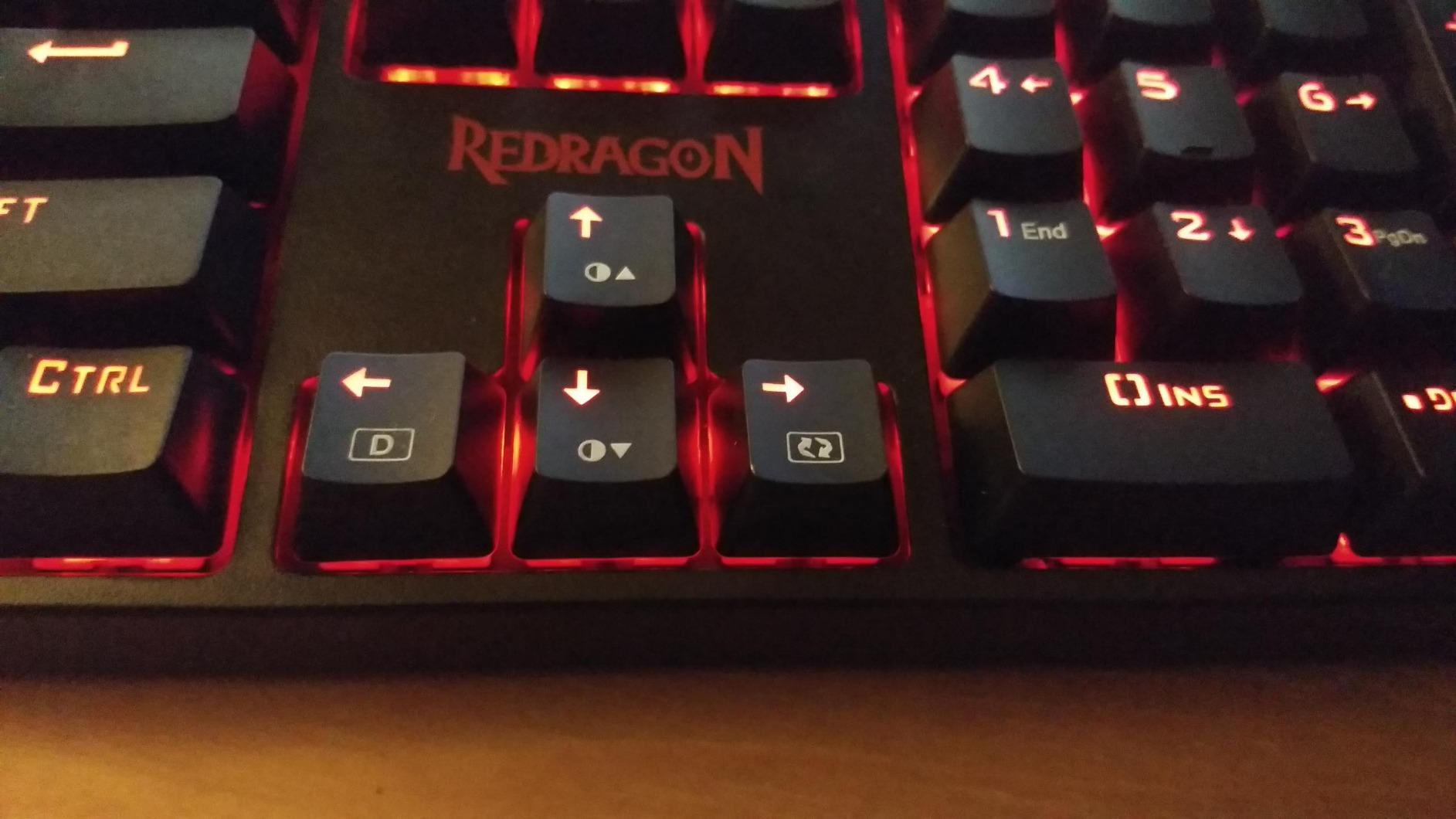 Redragon K582 RGB Mechanical Gaming Keyboard, 100% 104 Keys Standard Layout Gaming Keyboard with Double-Shot ABS Keycaps, Dynamic 16.8M RGB Backlit & Linear Red Switch, Redefine Software Supported customer photo 1