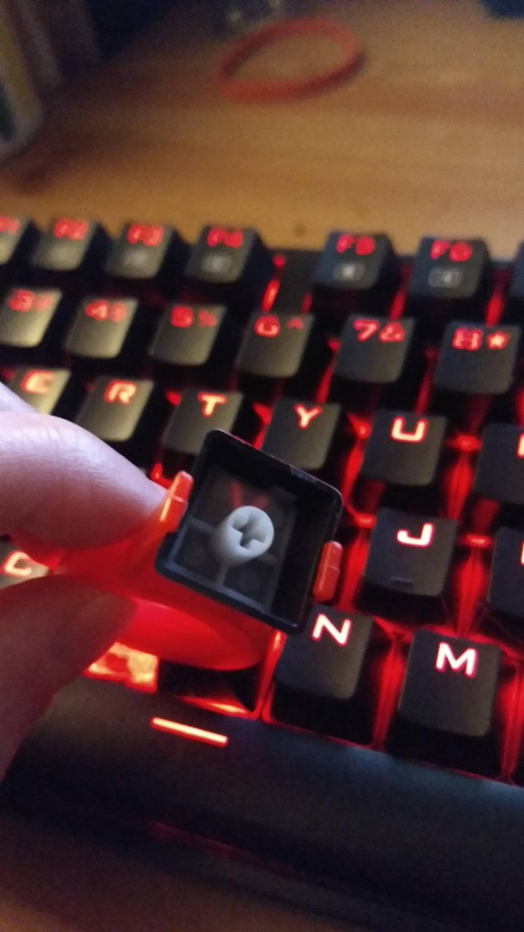Redragon K582 RGB Mechanical Gaming Keyboard, 100% 104 Keys Standard Layout Gaming Keyboard with Double-Shot ABS Keycaps, Dynamic 16.8M RGB Backlit & Linear Red Switch, Redefine Software Supported customer photo 2