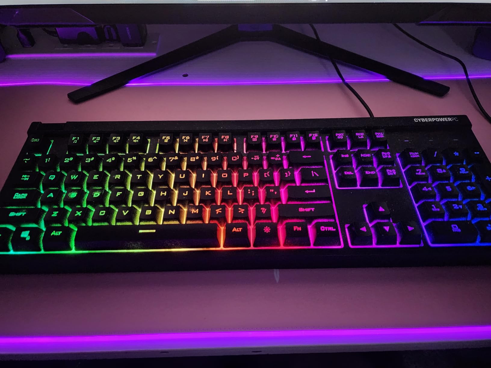 RGB Gaming Mouse Pad Extra Large Extended 31.5x12 Inch with 14 Lighting Modes customer photo 1