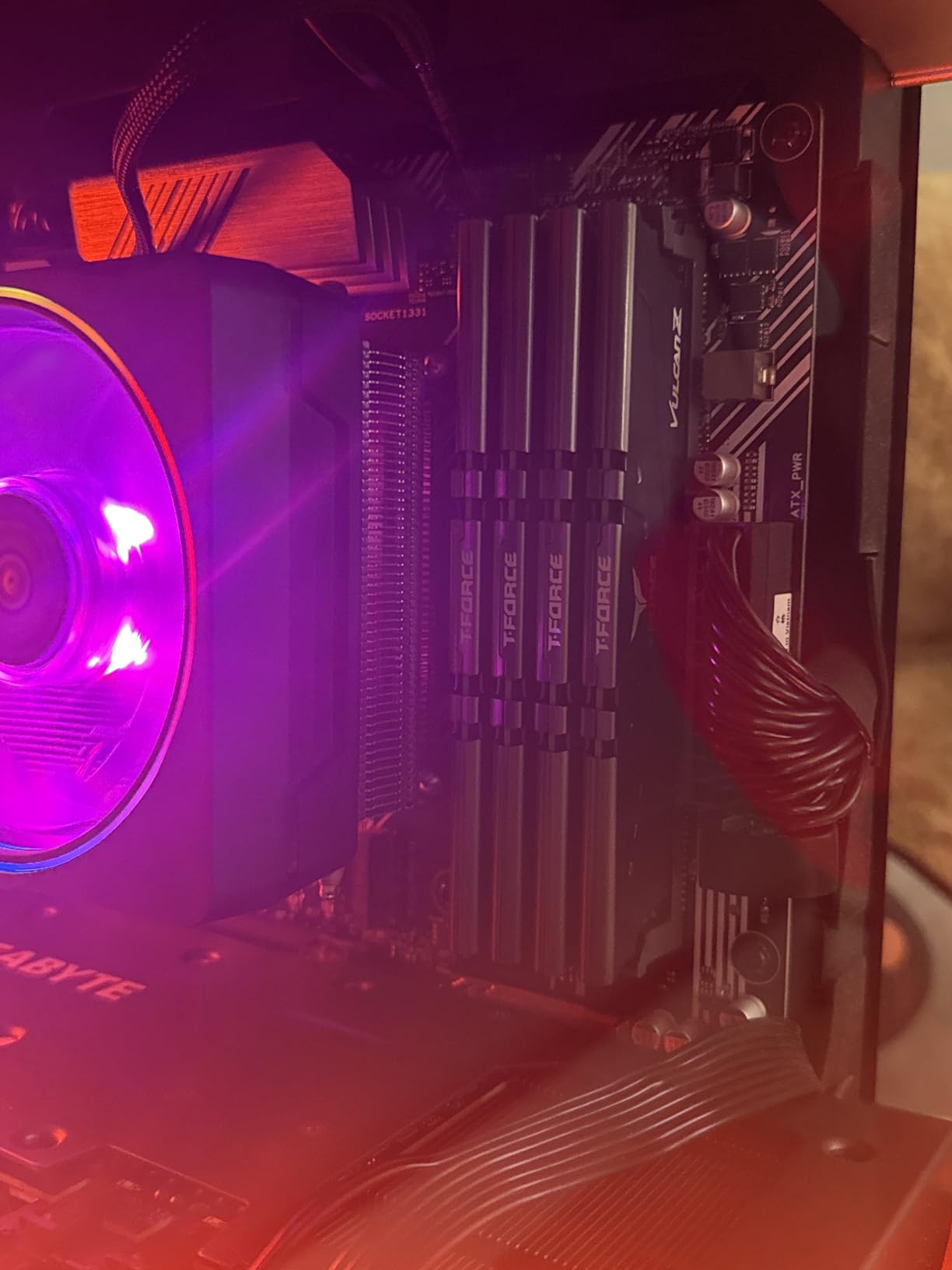 TEAMGROUP T-Force Vulcan Z DDR4 16GB Kit (2x8GB) 3200MHz (PC4-25600) CL16 Desktop Memory Module Ram (Gray) - TLZGD416G3200HC16CDC01 customer photo 2