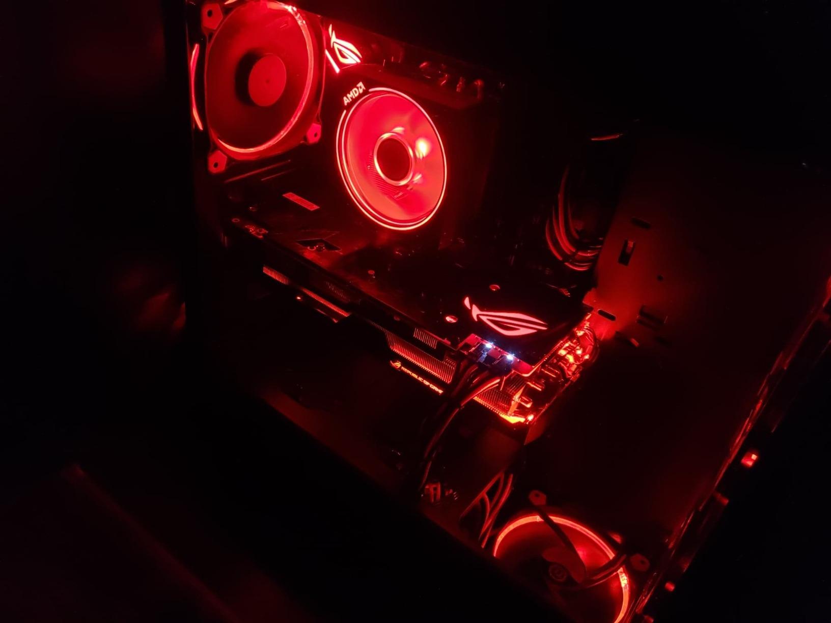 ASUS ROG Strix AMD Radeon RX 5700XT Overclocked 8G GDDR6 HDMI DisplayPort Gaming Graphics Card customer photo 1