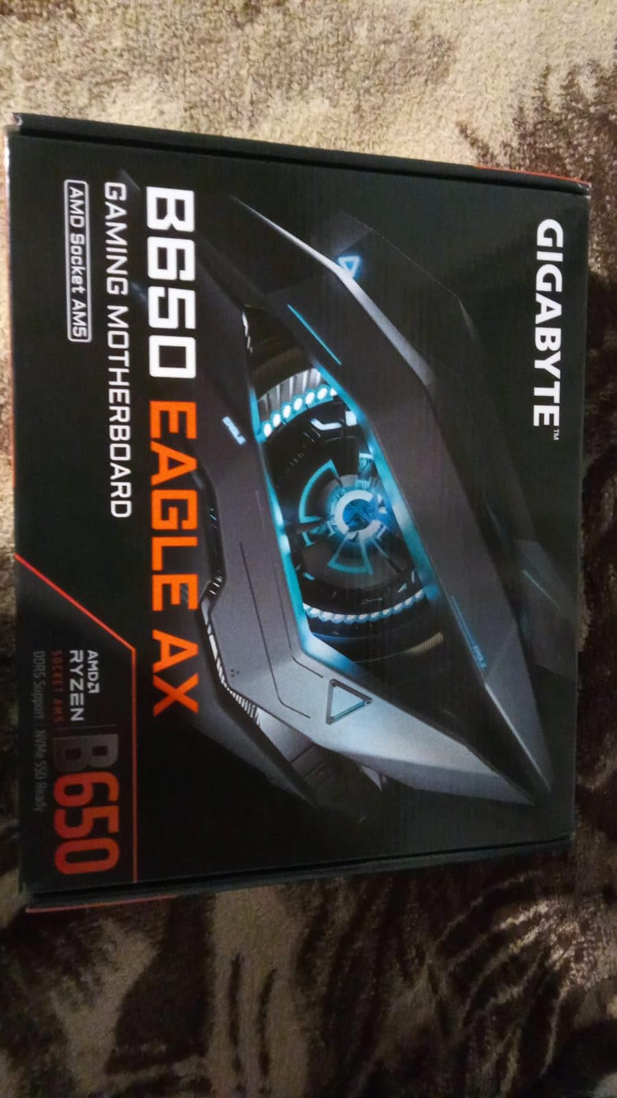 GIGABYTE B650 Eagle AX AM5 LGA 1718 ATX Motherboard, DDR5, Triple M.2 Slots (1x PCIe 5.0, 2X PCIe 4.0), USB 3.2 Gen2x2 Type-C, WiFi 6E, Realtek GbE LAN customer photo 2