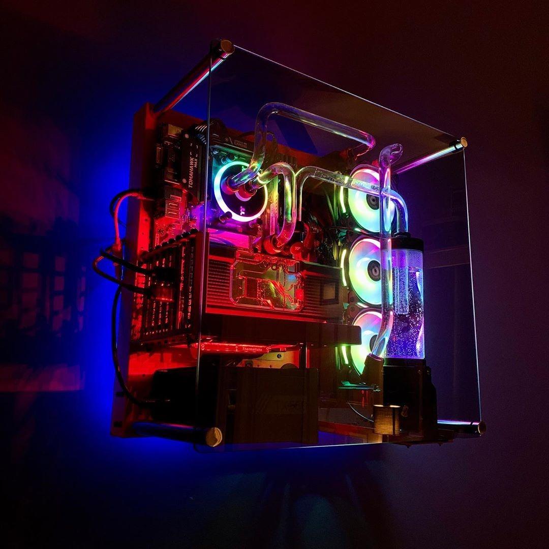 Thermaltake Pacific CL360 Max D5c Res/Pump 16.8 Million Color RGB Copper Radiator PETG Hard Tube Water Cooling Kit CL-W259-CU00SW-A customer photo 2