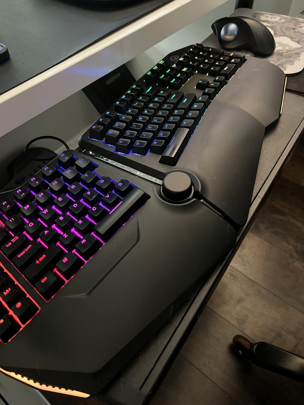 Cloud Nine C989M Ergonomic Mechanical Keyboard for PC - Kailh Tactile Brown Switches - RGB Backlit Ergo Split Key Board with Macro customer photo 2