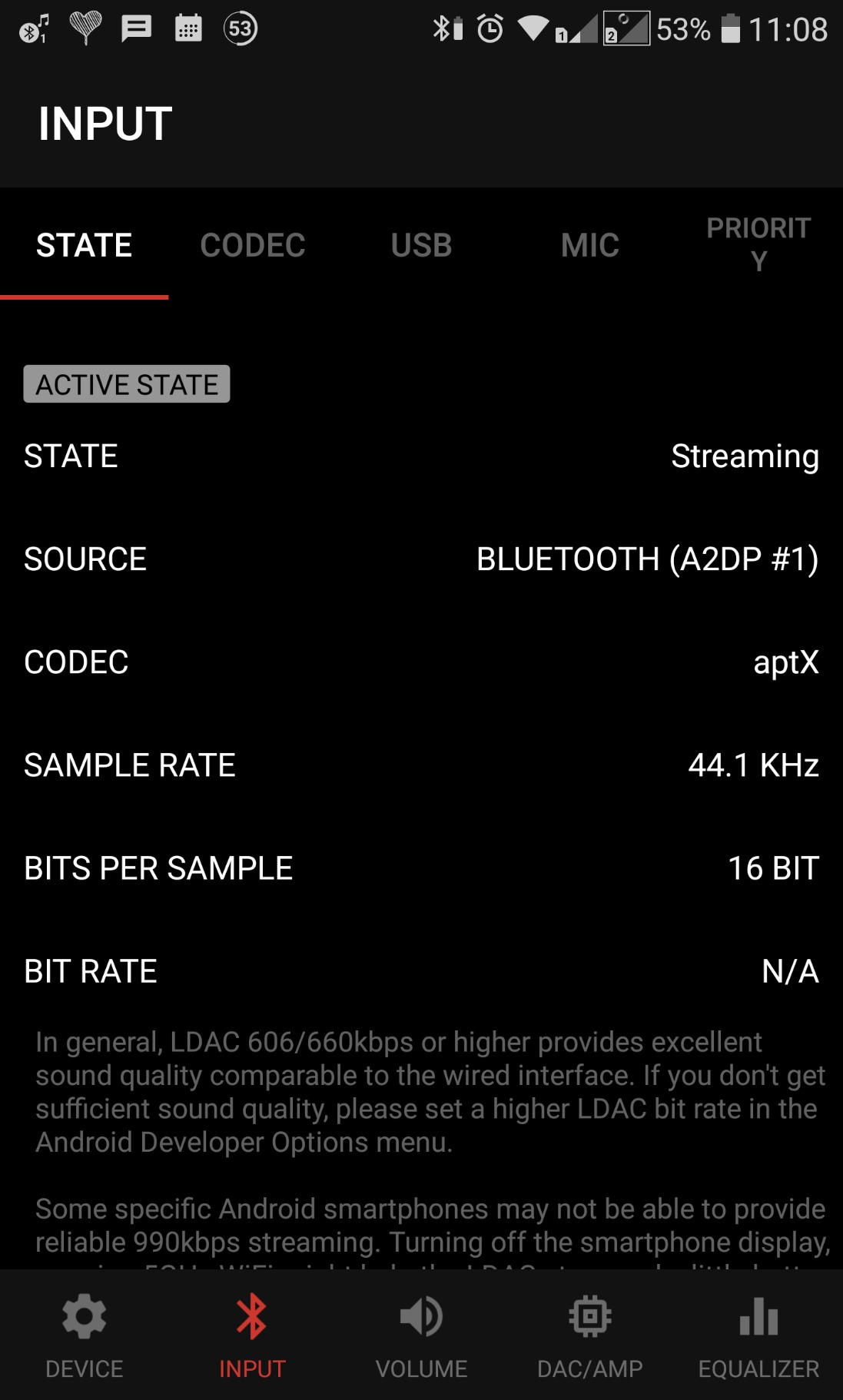 Qudelix-5K Bluetooth USB DAC AMP with LDAC, aptX Adaptive, aptX HD, AAC (Dual ES9219 3.5mm Unbalanced & 2.5mm Balanced Output) customer photo 2