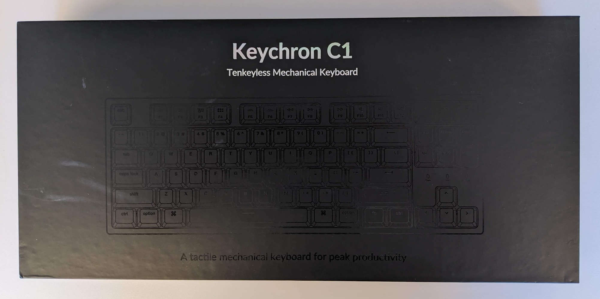 Keychron C1 Hot-swappable Wired Mechanical Computer Keyboard with Gateron G Pro Brown Switch/Double-Shot ABS Keycaps/White Backlight/USB Type-C Cable, Tenkeyless 87 Keys for Mac Windows PC customer photo 2