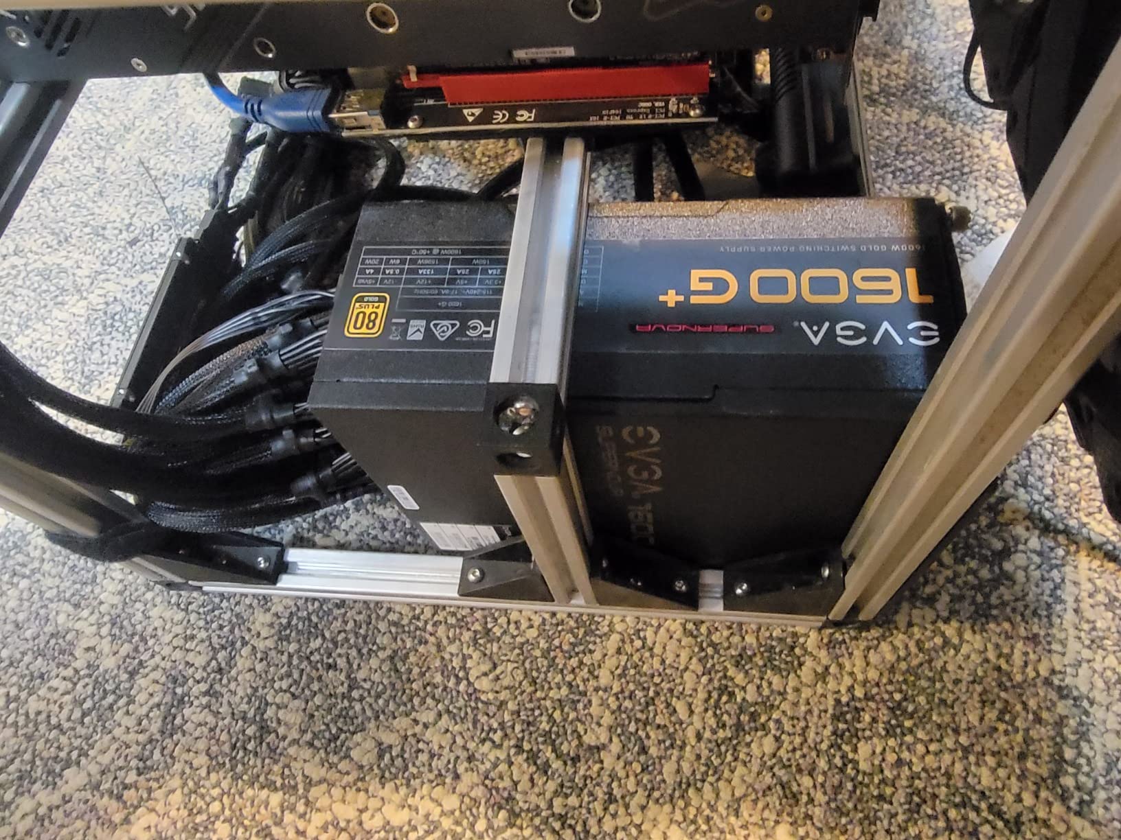 EVGA Supernova 1600 G+, 80+ Gold 1600W, Fully Modular, 10 Year Warranty, Includes Free Power On Self Tester, Power Supply 220-GP-1600-X1 customer photo 1