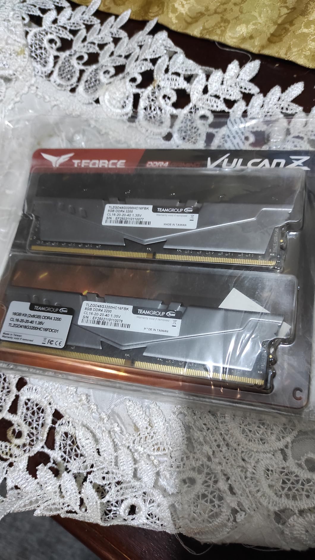 TEAMGROUP T-Force Vulcan Z DDR4 16GB Kit (2x8GB) 3200MHz Desktop Memory customer photo 1