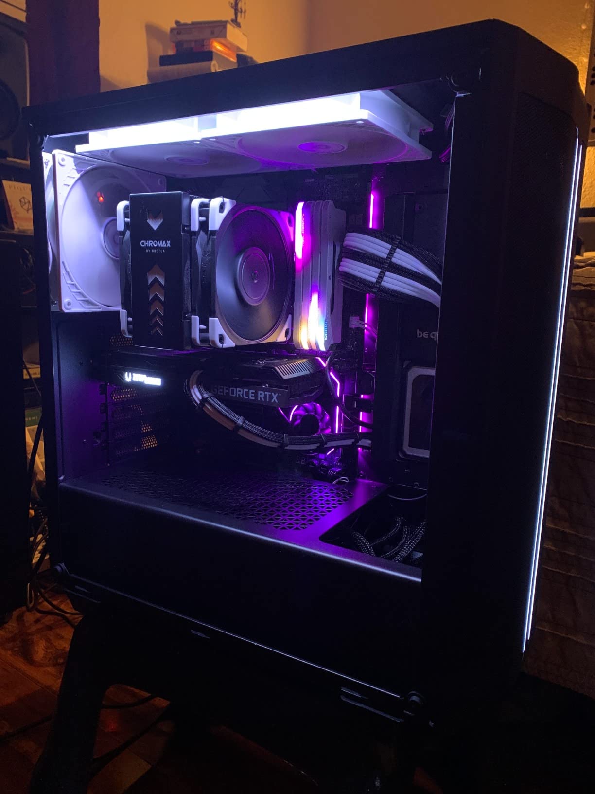 Arctic P14 PWM PST - PC Fan, 140mm Case Fan with PWM Sharing Technology (PST), Pressure-optimised, Quiet Motor, 200-1700 RPM - White customer photo 1