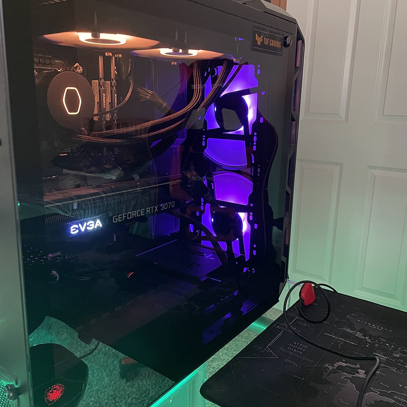 ASUS TUF Gaming Z590-Plus WiFi 6 LGA 1200 (Intel 11th/10th Gen) ATX Gaming Motherboard (PCIe 4.0, 3xM.2/NVMe SSD, 14+2 Power Stages, USB 3.2 Front Panel Type-C,2.5Gb LAN, Thunderbolt 4, Aura RGB) customer photo 2