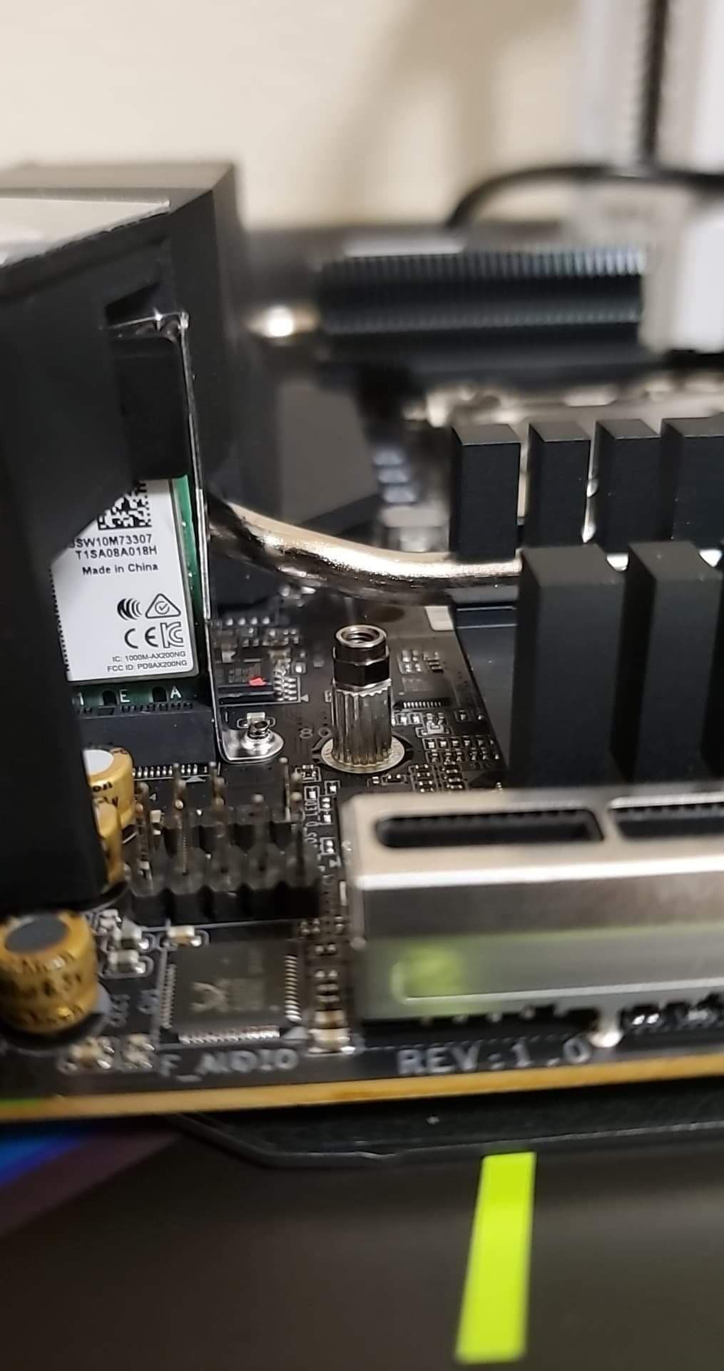 GIGABYTE Z590I AORUS Ultra (LGA 1200/Intel Z590/Mini-ITX/Dual M.2/PCIe 4.0/USB 3.2 Gen2X2 Type-C/Intel WiFi 6/Intel i225V 2.5GbE/ Gaming Motherboard) customer photo 1