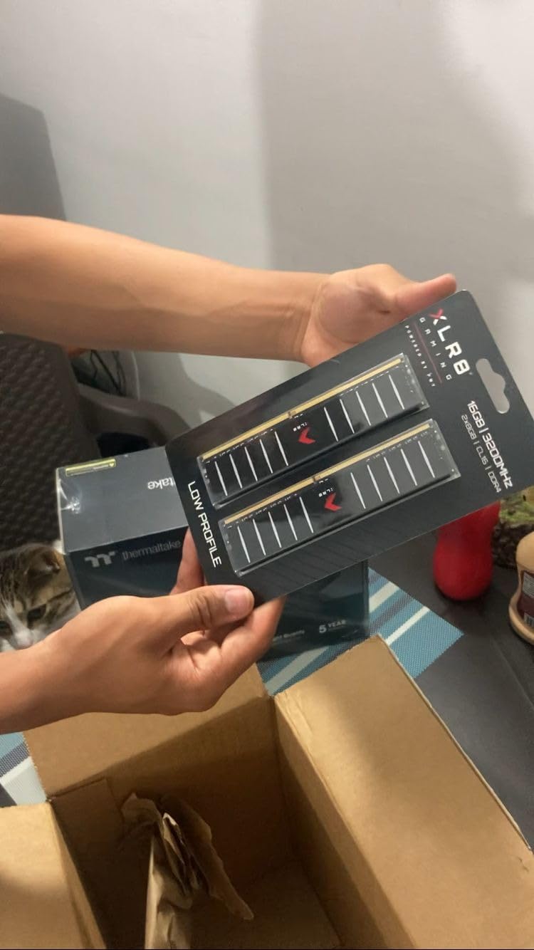PNY XLR8 Gaming 32GB (2x16GB) DDR4 DRAM 3600MHz (PC4-28800) CL18 1.35V Low Profile Dual Channel Desktop (DIMM) Memory Kit - MD32GK2D4360018LP customer photo 2