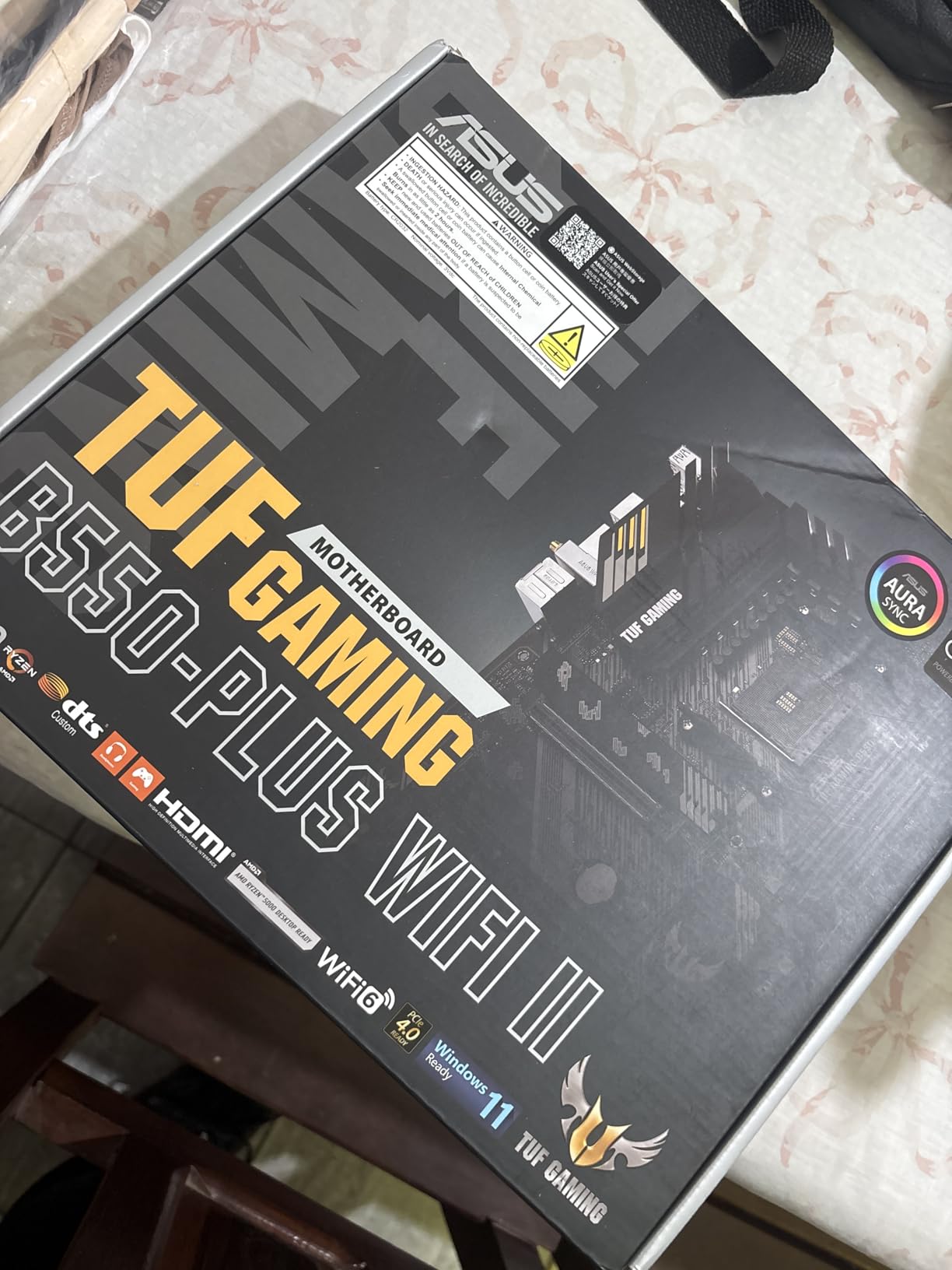 ASUS TUF Gaming B550-PLUS WiFi II AMD AM4 ATX Gaming Motherboard customer photo 1