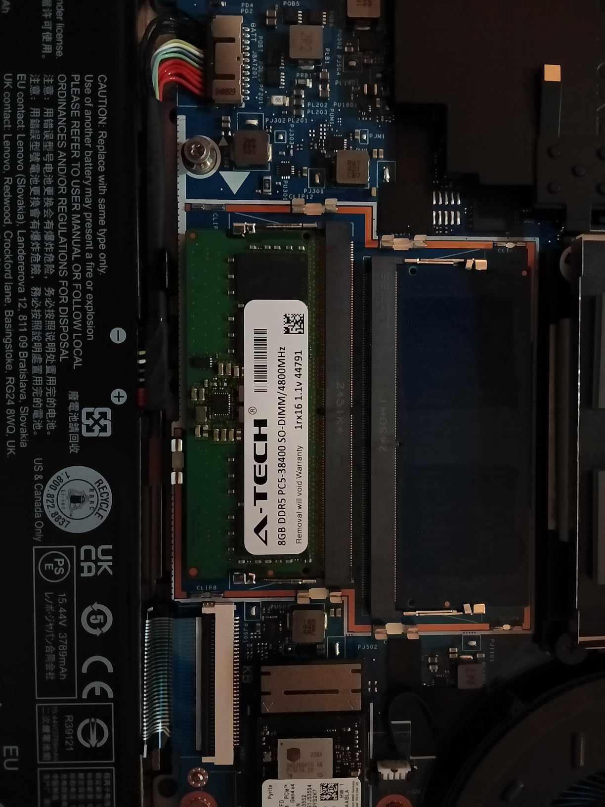 A-Tech 16GB DDR5 4800MHz PC5-38400 CL40 SODIMM 1.1V Non-ECC Unbuffered SO-DIMM 262-Pin Laptop Computer RAM Memory Upgrade Module customer photo 2