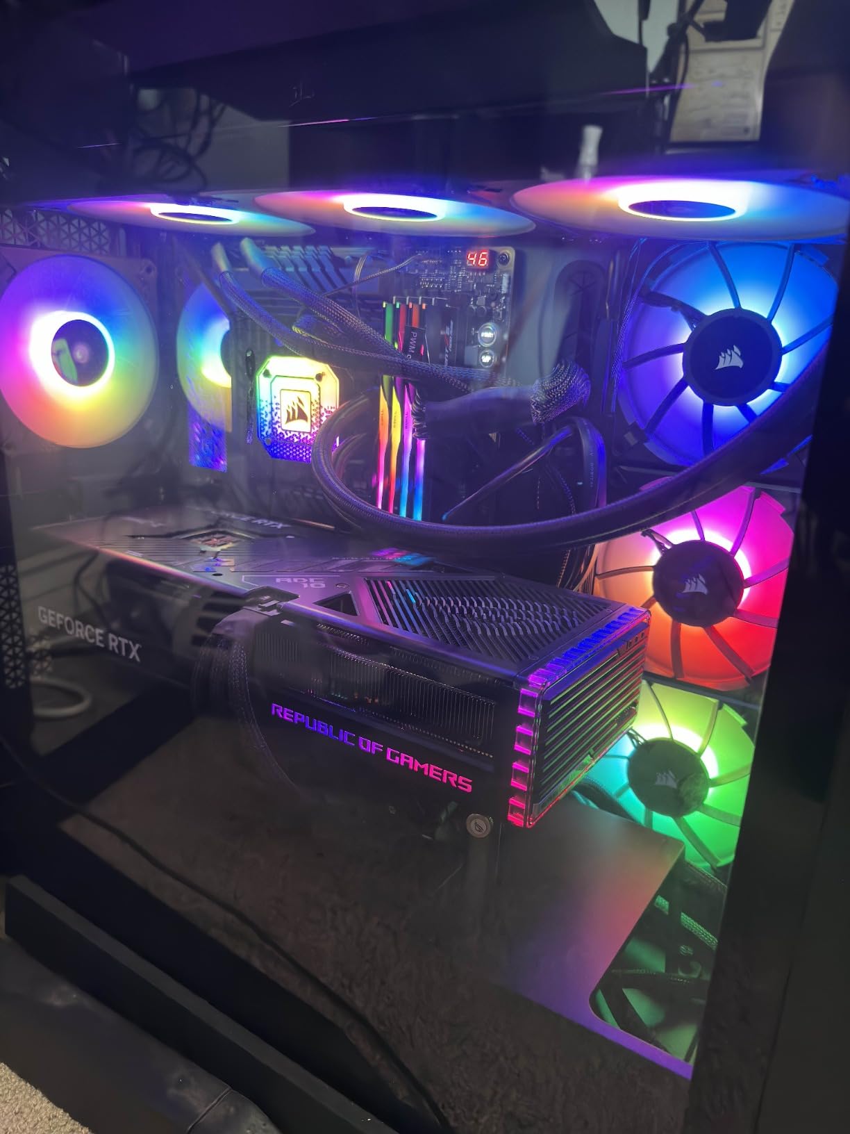 ASUS ROG Strix GeForce RTX 4090 OC Edition Gaming Graphics Card (PCIe 4.0, 24GB GDDR6X, HDMI 2.1a, DisplayPort 1.4a), 3 Year Warranty customer photo 1