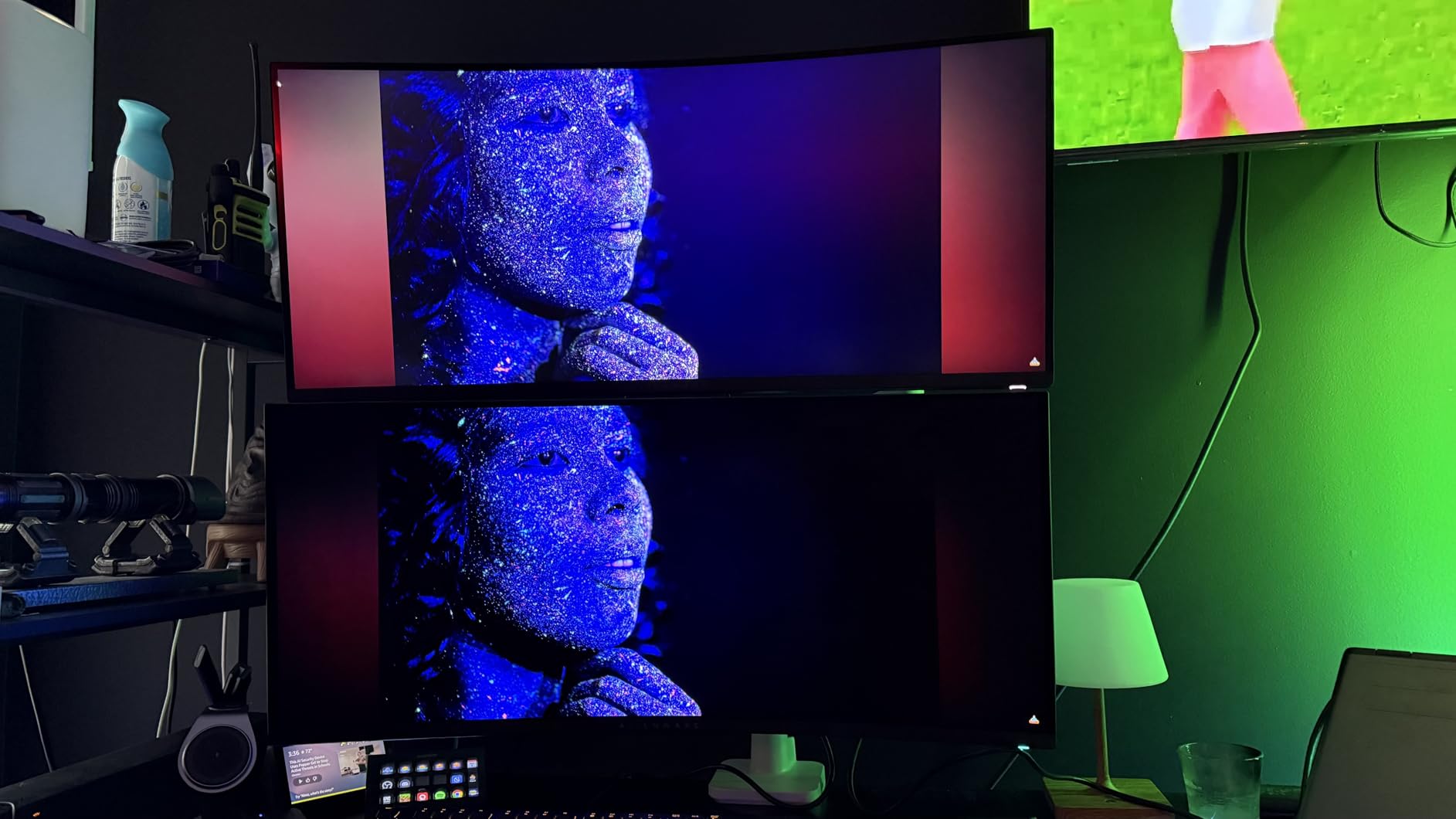 Alienware AW3423DWF Curved QD-OLED Gaming Monitor - 34-inch Quantum Dot OLED 0.1Ms 165Hz 21:9 Curved Display, 99.3% DCI-P3 Color Gamut, VESA DisplayHDR True Black 400, AMD FreeSync Premium Pro customer photo 2
