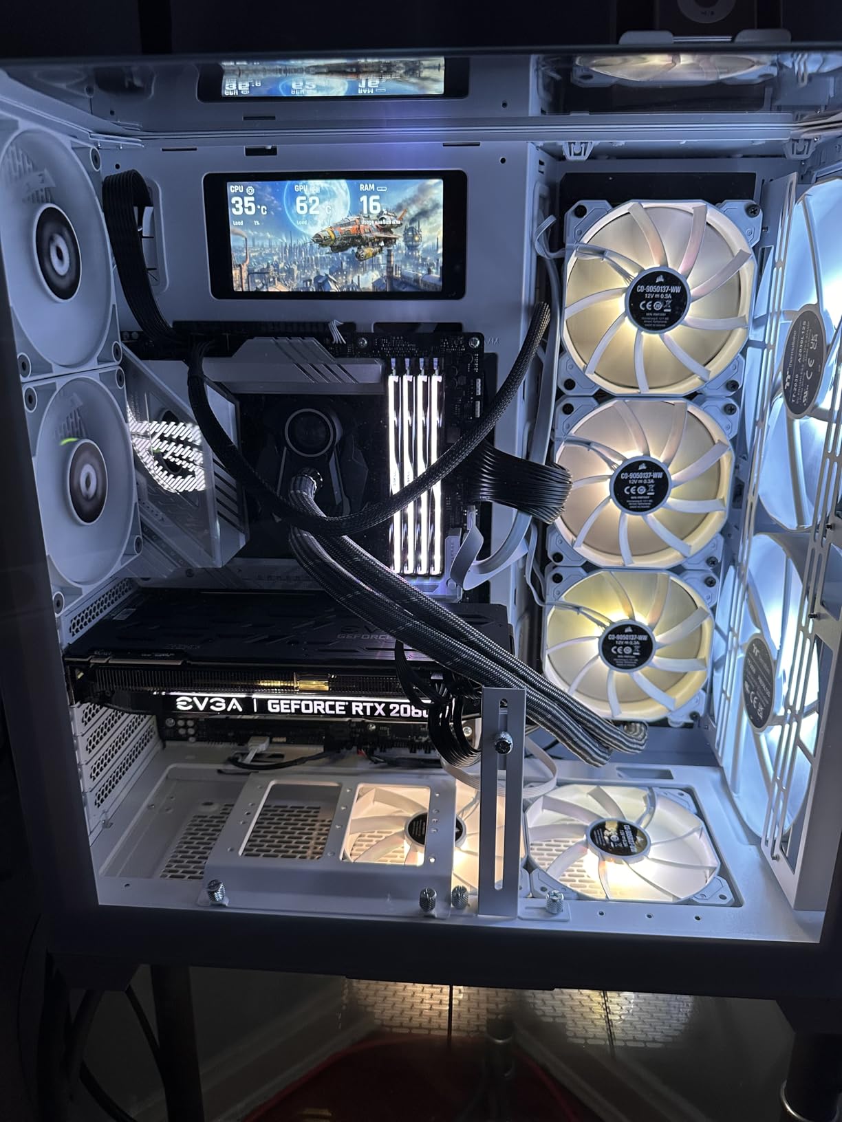 Thermaltake CT120 ARGB Sync PC Cooling Fan (2-Fan Pack), 5V Motherboard Sync, 16.8 Million Colors 9 Addressable LEDs, 120 mm Hydraulic Bearing Case/Radiator Fan customer photo 2