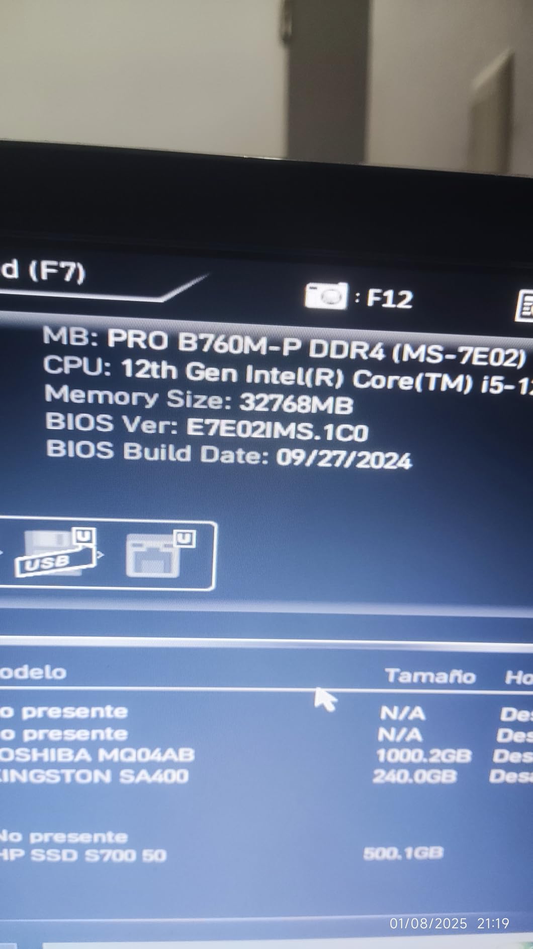 MSI PRO B760M-P DDR4 ProSeries Motherboard (Supports 12th/13th/14th Gen Intel Processors, LGA 1700, DDR4, PCIe 4.0, M.2, USB 3.2 Gen2, HDMI/DP, mATX) customer photo 1