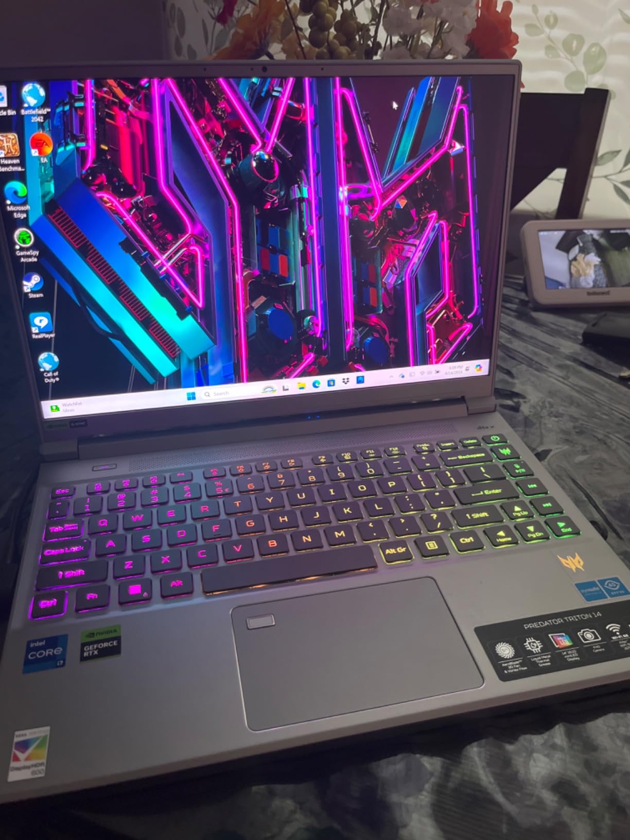 Acer Predator Triton 14 Gaming/Creator Laptop | 13th Gen Intel i7-13700H | NVIDIA GeForce RTX 4070 | 14