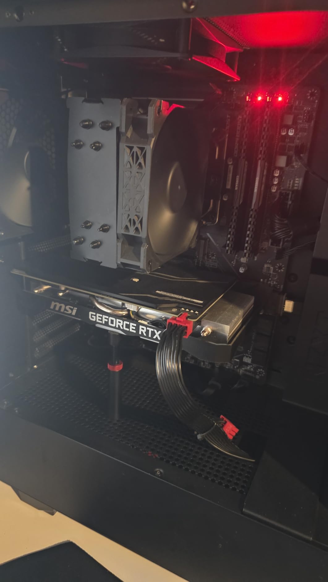 DARKROCK PX4 CPU Air Cooler High-Performance 4 Copper Heat Pipes, 120MM PWM Fan Low Noise - Intel LGA 1851/1700/1200/115X, AMD AM5/AMD4 All Black customer photo 1