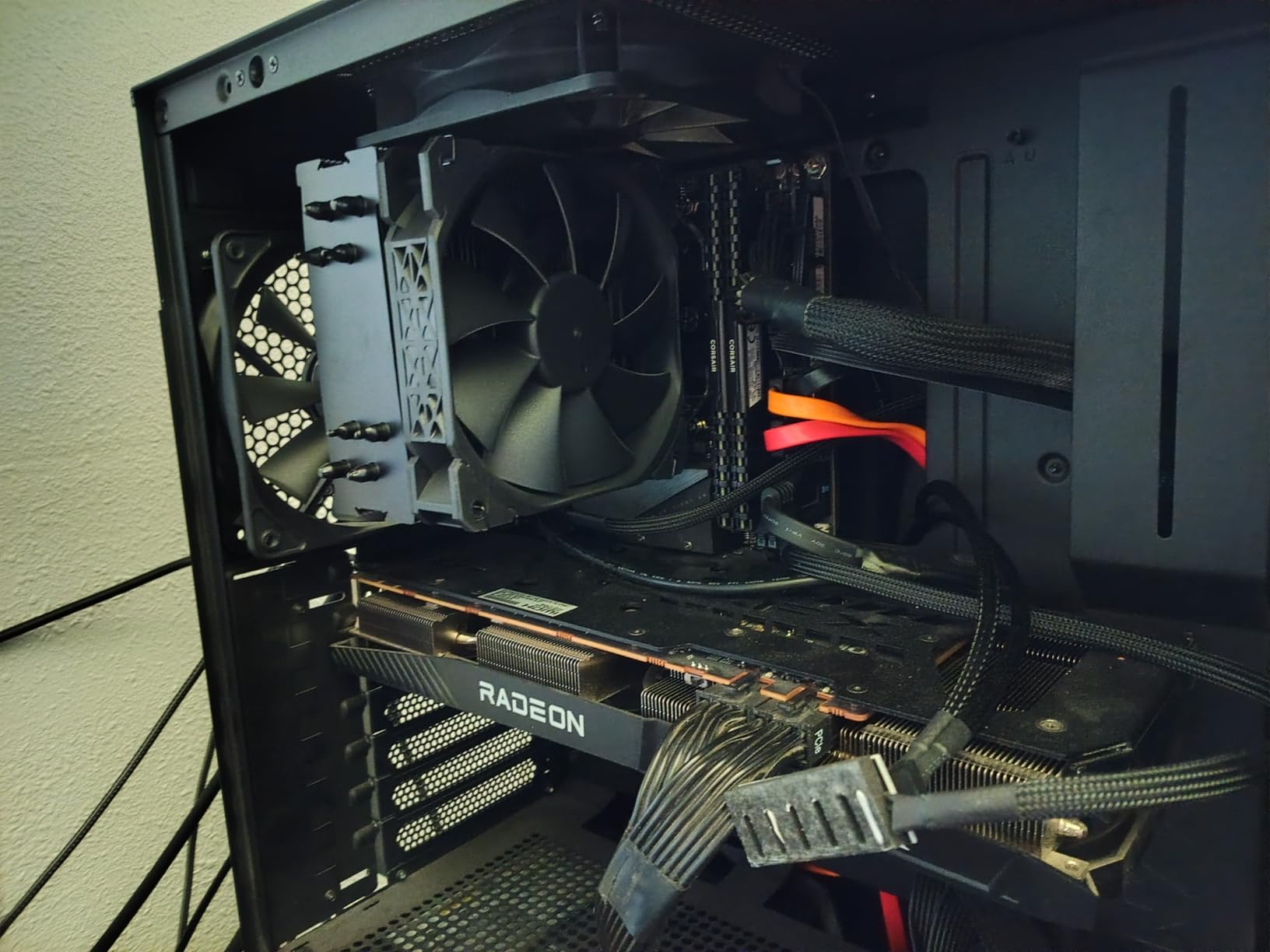 DARKROCK PX4 CPU Air Cooler High-Performance 4 Copper Heat Pipes, 120MM PWM Fan Low Noise - Intel LGA 1851/1700/1200/115X, AMD AM5/AMD4 All Black customer photo 2