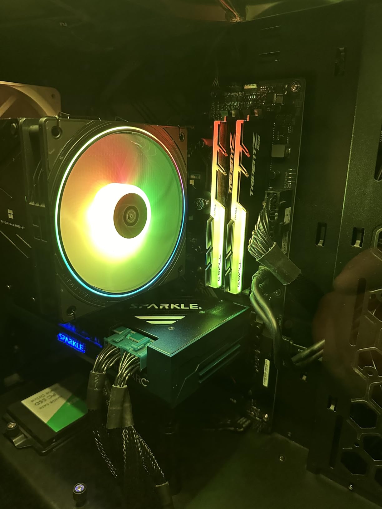Sparkle Intel Arc A750 Titan OC Edition, 8GB GDDR6, ThermalSync, Torn Cooling, Axial Fan, Metal Backplate, SA750T-8GOC customer photo 2