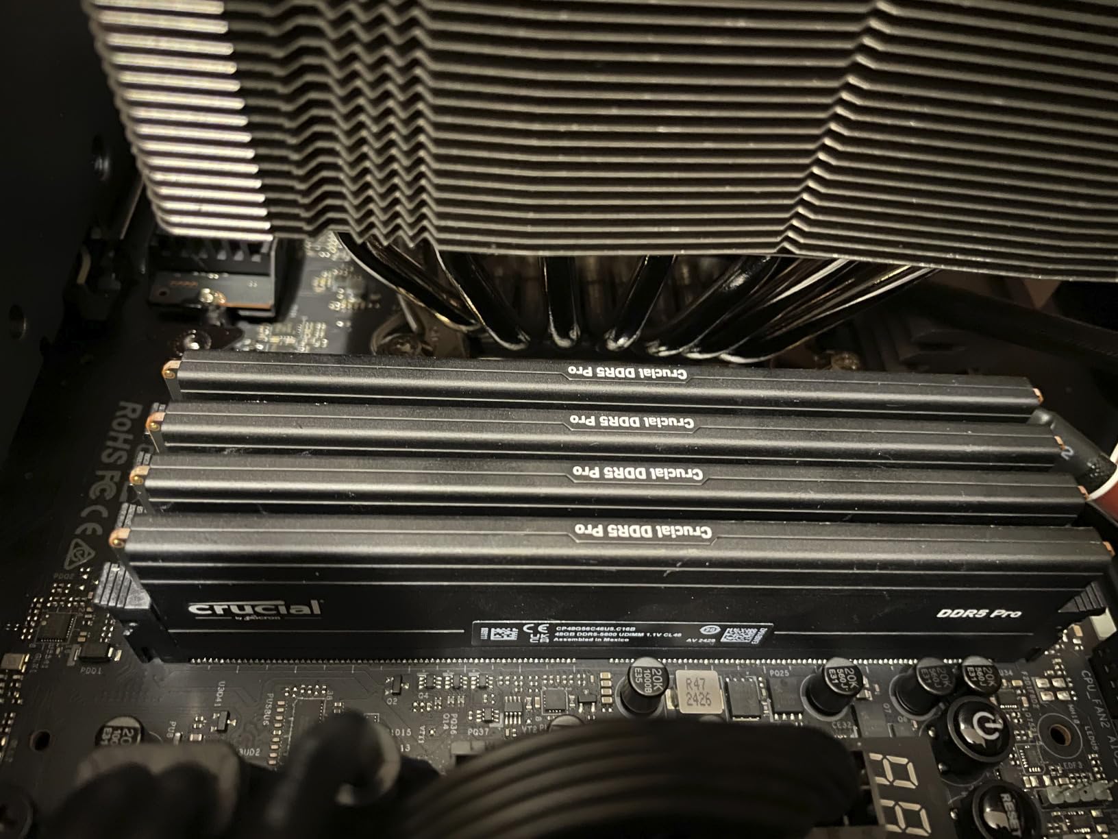 Crucial Pro 64GB DDR5 RAM Kit (2x32GB), 5600MHz (or 5200MHz or 4800MHz) Desktop Memory UDIMM 288-pin, Compatible with 13th Gen Intel Core and AMD Ryzen 7000 - CP2K32G56C46U5 customer photo 2