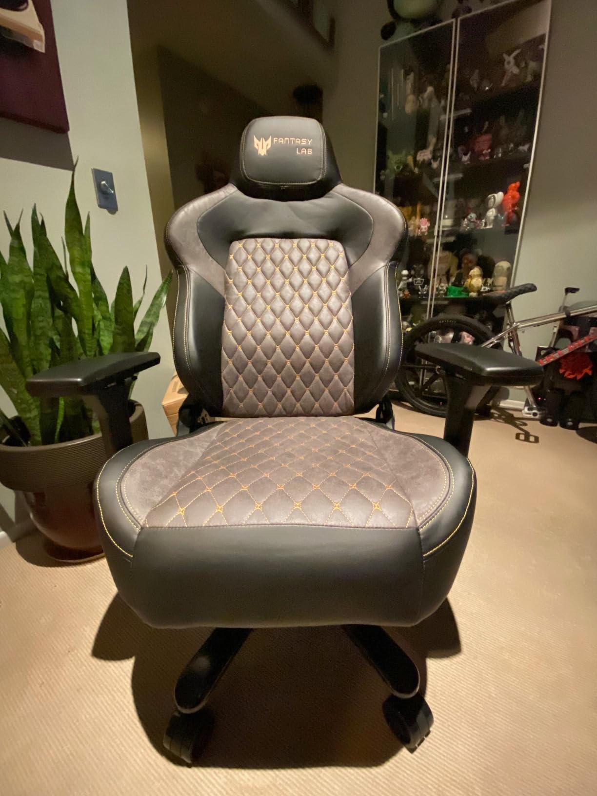 Big and Tall Gaming Chair 440LBS Gaming Chair with Metal Base Memory Foam Lumbar 4D Adjustable Armrest Computer Chair for Heavy People Ergonomic High-Back Computer Chair customer photo 2