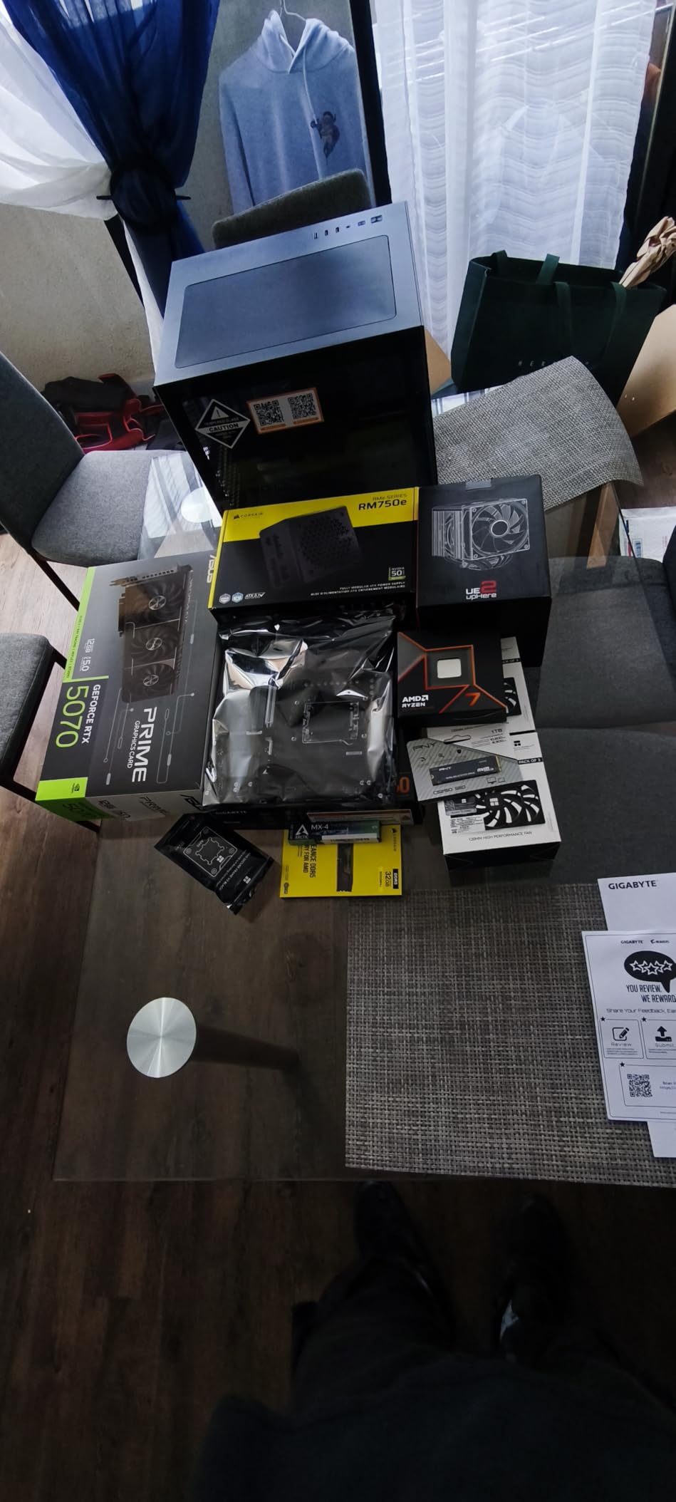 CORSAIR Vengeance DDR5 RAM 32GB (2x16GB) Up to 6000MHz CL30-36-36-76 1.40V AMD EXPO Intel XMP 3.0 Computer Memory - Grey (CMK32GX5M2B6000Z30) customer photo 1