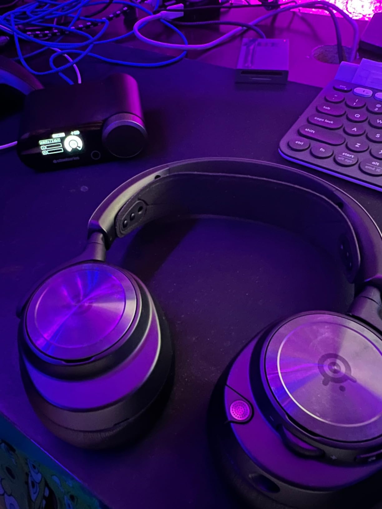 SteelSeries Arctis Nova Pro Wireless Multi-System Gaming Headset - Premium Hi-Fi Drivers, Active Noise Cancellation, Infinity Power System, ClearCast Gen 2 Mic - PS5, PS4, PC, Switch, Mobile customer photo 1
