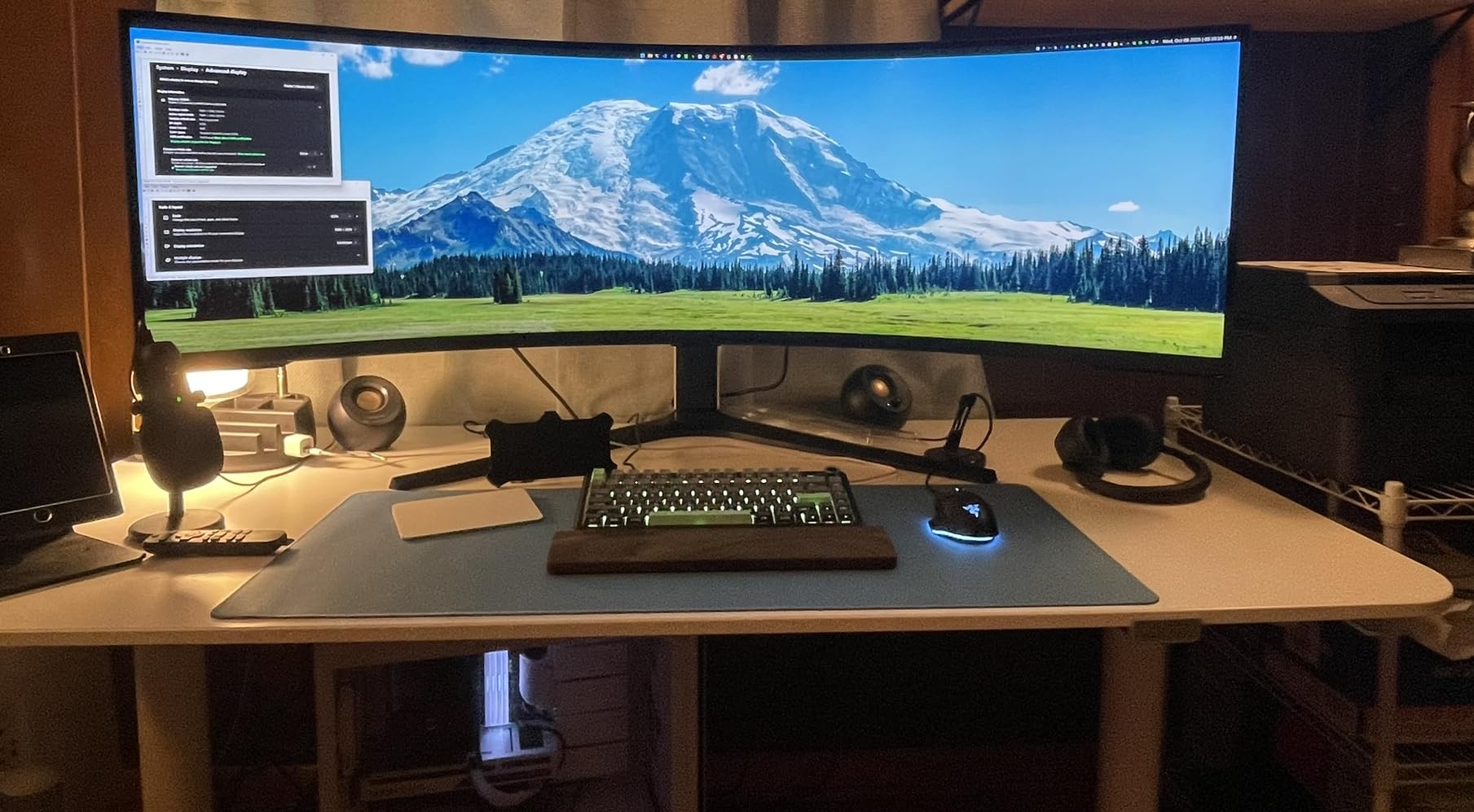 Samsung 57 inch Odyssey Neo G9 (G95NC) Series Dual 4K UHD 1000R Curved Gaming Monitor, 240Hz, 1ms with DisplayPort 2.1, Quantum Mini-LED, DisplayHDR 1000, AMD FreeSync Premium Pro, LS57CG952NNXZA customer photo 1