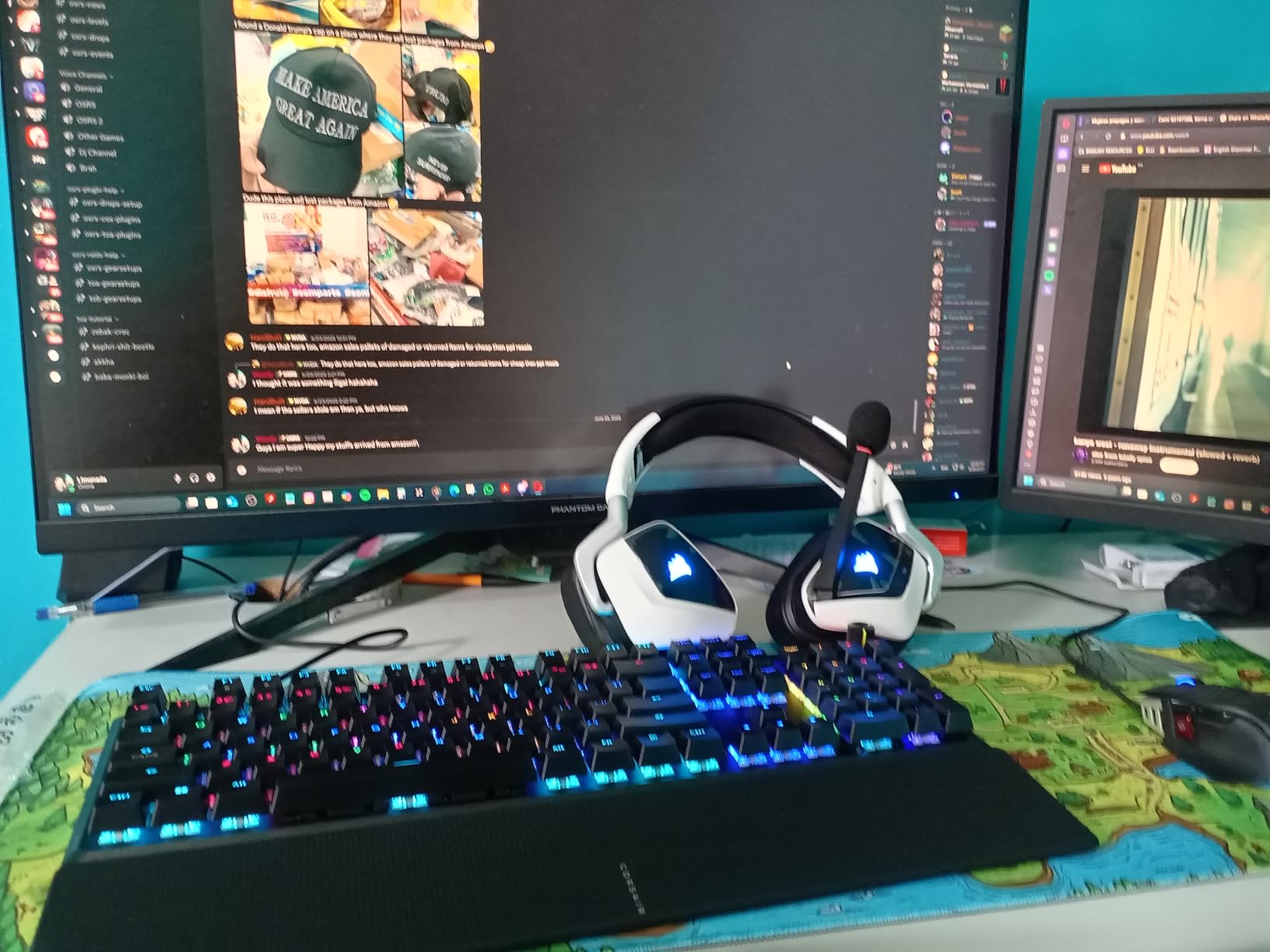 CORSAIR K70 CORE RGB Mechanical Wired Gaming Keyboard with Palmrest - Pre-Lubed MLX Red Linear Switches, SOCD, ABS Double-Shot Keycaps, Sound Dampening, Media Control Dial customer photo 1