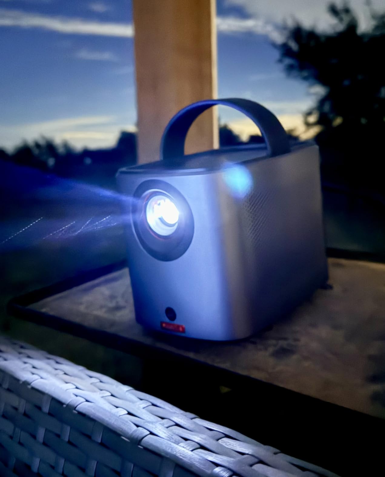 NEBULA Mars 3 Air GTV Projector - Netflix Officially Licensed, 400 ANSI-Lumen Brightness, Native 1080P, Dolby Digital Sound, 150-Inch Picture, Built-In Battery for 2.5 Hours of Playtime Anywhere customer photo 1