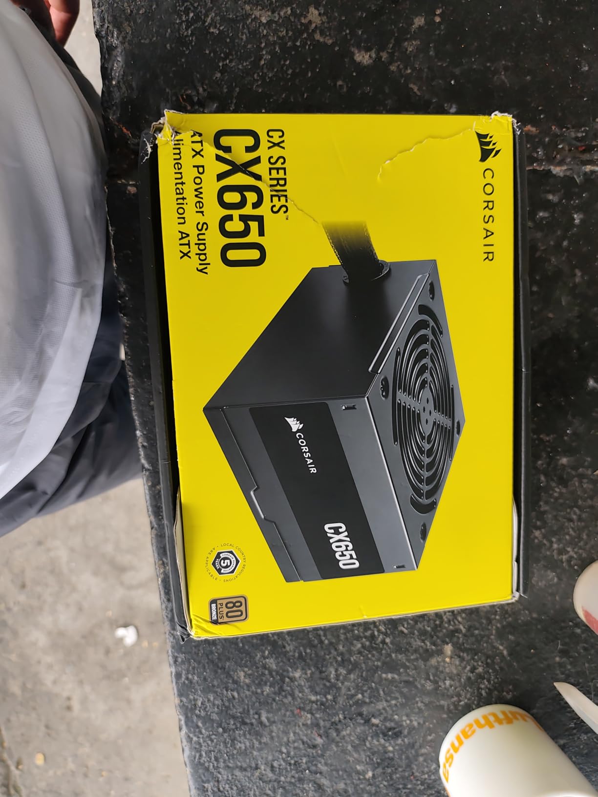 CORSAIR CX650 80 Plus Bronze Non Modular Low-Noise ATX 650 Watt Power Supply - NA - Black customer photo 1