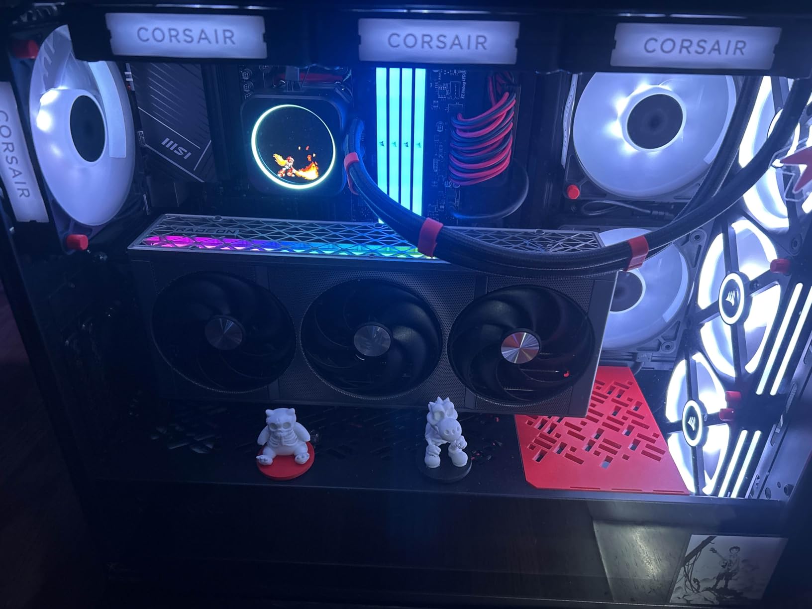 CORSAIR iCUE Link RX120 RGB 120mm PWM Fan - Magnetic Dome Bearing - Single Fan - Black customer photo 1