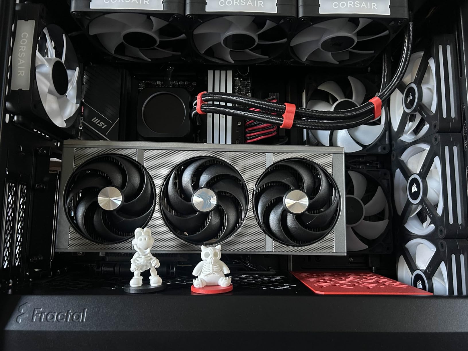 CORSAIR iCUE Link RX120 RGB 120mm PWM Fan - Magnetic Dome Bearing - Single Fan - Black customer photo 2