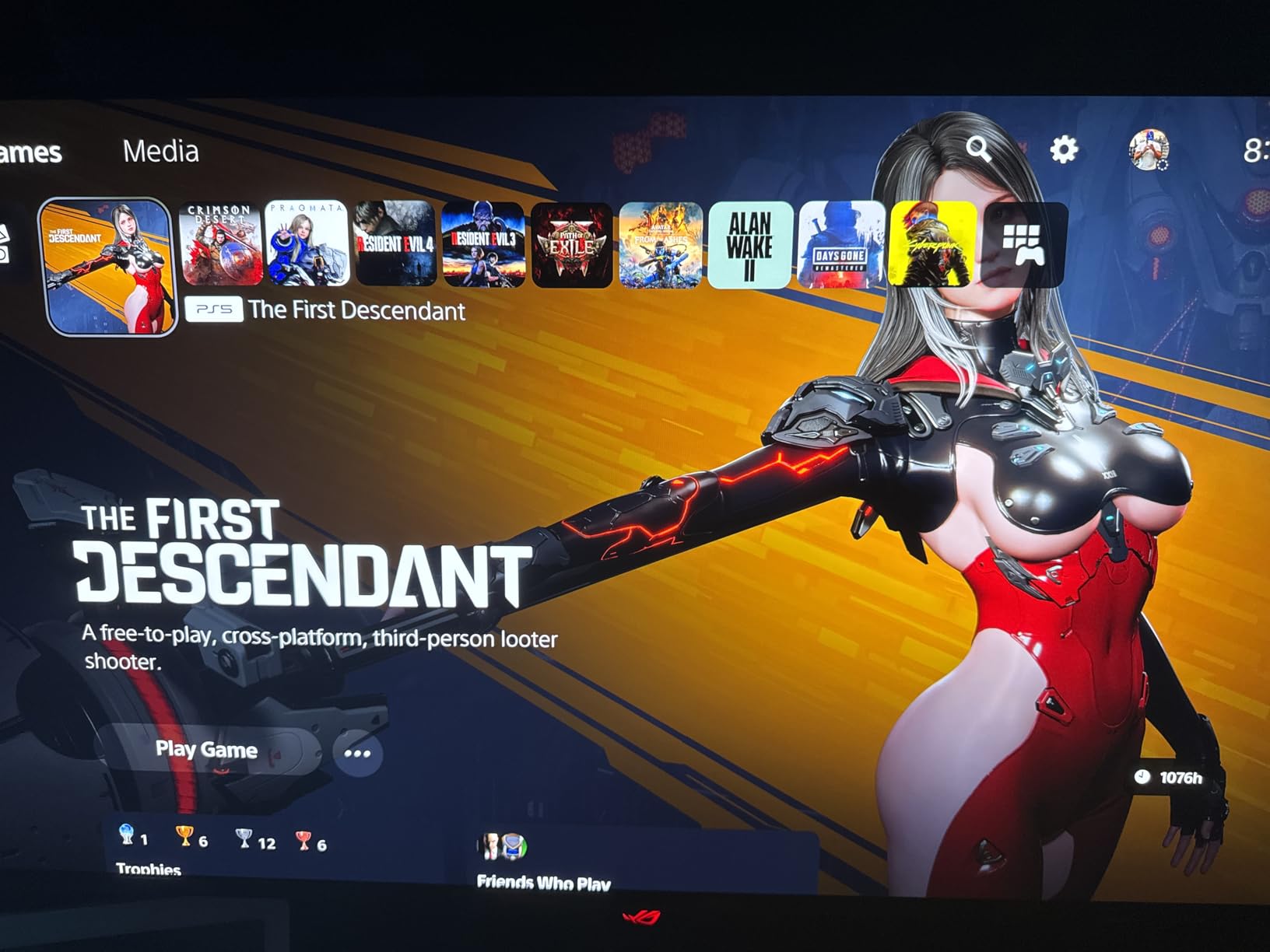 ROG Swift 32 inch 4K OLED Gaming Monitor (PG32UCDM) - UHD (3840 x 2160), QD-OLED, 240Hz, 0.03ms, G-SYNC Compatible, Custom Heatsink, Graphene Film, 99% DCI-P3, True 10-bit, 90W USB-C customer photo 2