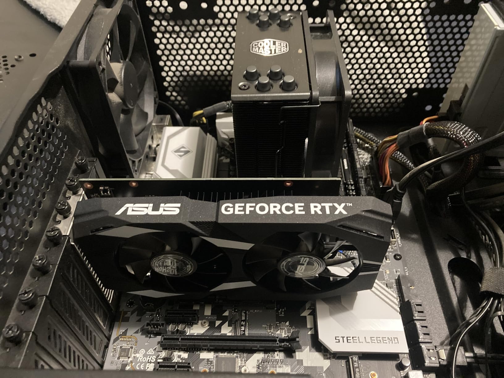 ASUS Dual NVIDIA GeForce RTX 3050 6GB GDDR6 OC Edition Gaming Graphics Card - PCIe 4.0, HDMI 2.1, DisplayPort 1.4a, 2-Slot Design, Axial-tech Fan Design, Steel Bracket, 3 Year Warranty customer photo 1