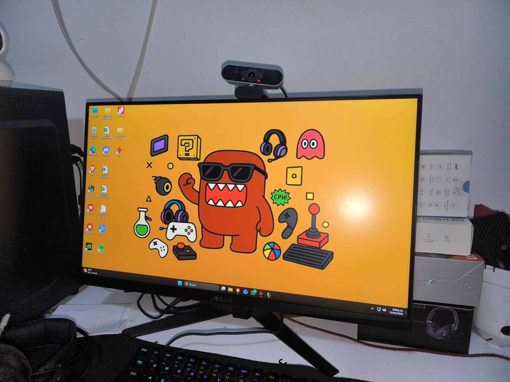 ASUS TUF Gaming 25 (24.5 viewable) 1080P Gaming Monitor (VG259Q3A) - FHD, 180Hz, 1ms, Fast IPS, Extreme Low Motion Blur, FreeSync, Variable Overdrive, Speakers, 99% sRGB, Shadow Boost 3yr Warranty customer photo 1