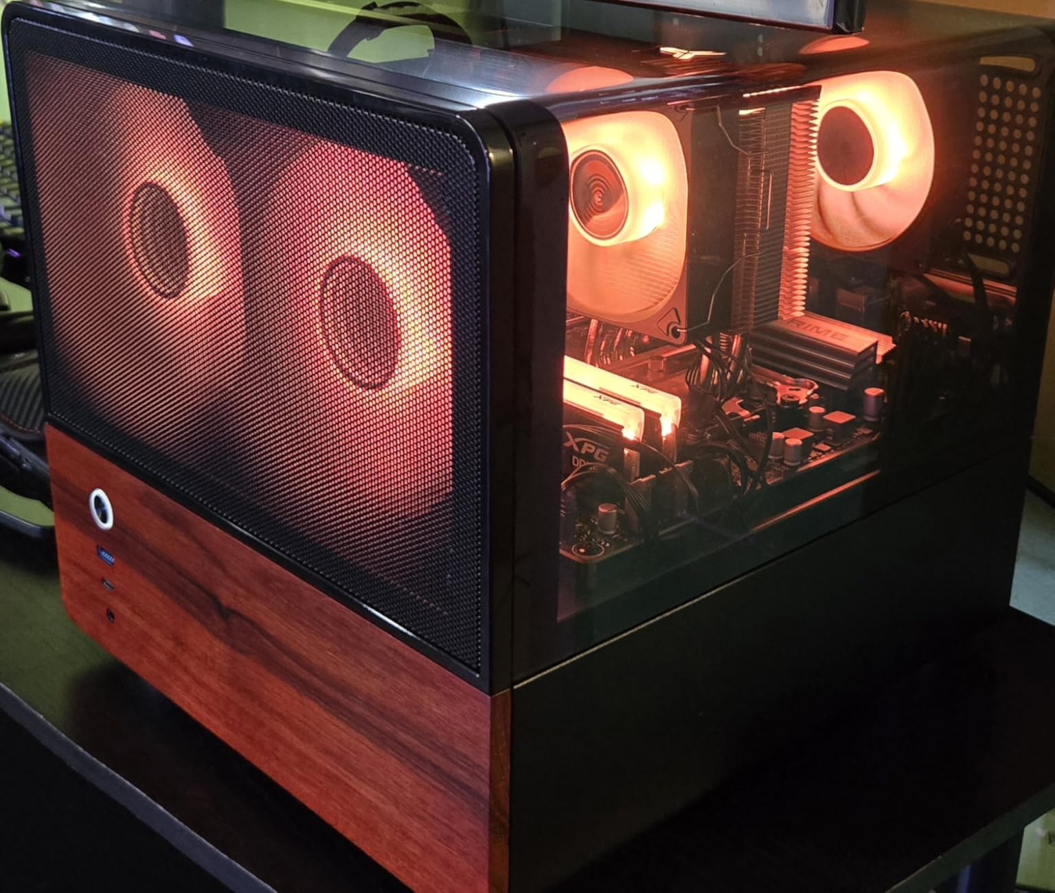 JONSBO CR1400 EVO CPU Cooler,ARGB Mute Series air Cooling, CPU Fan Height 130mm,92mm Fan Mini CPU Cooler,4 Copper Heat Pipes Air heatsink Tower Radiator, for AM5/AM4/Intel LGA1700/1851,Black customer photo 2