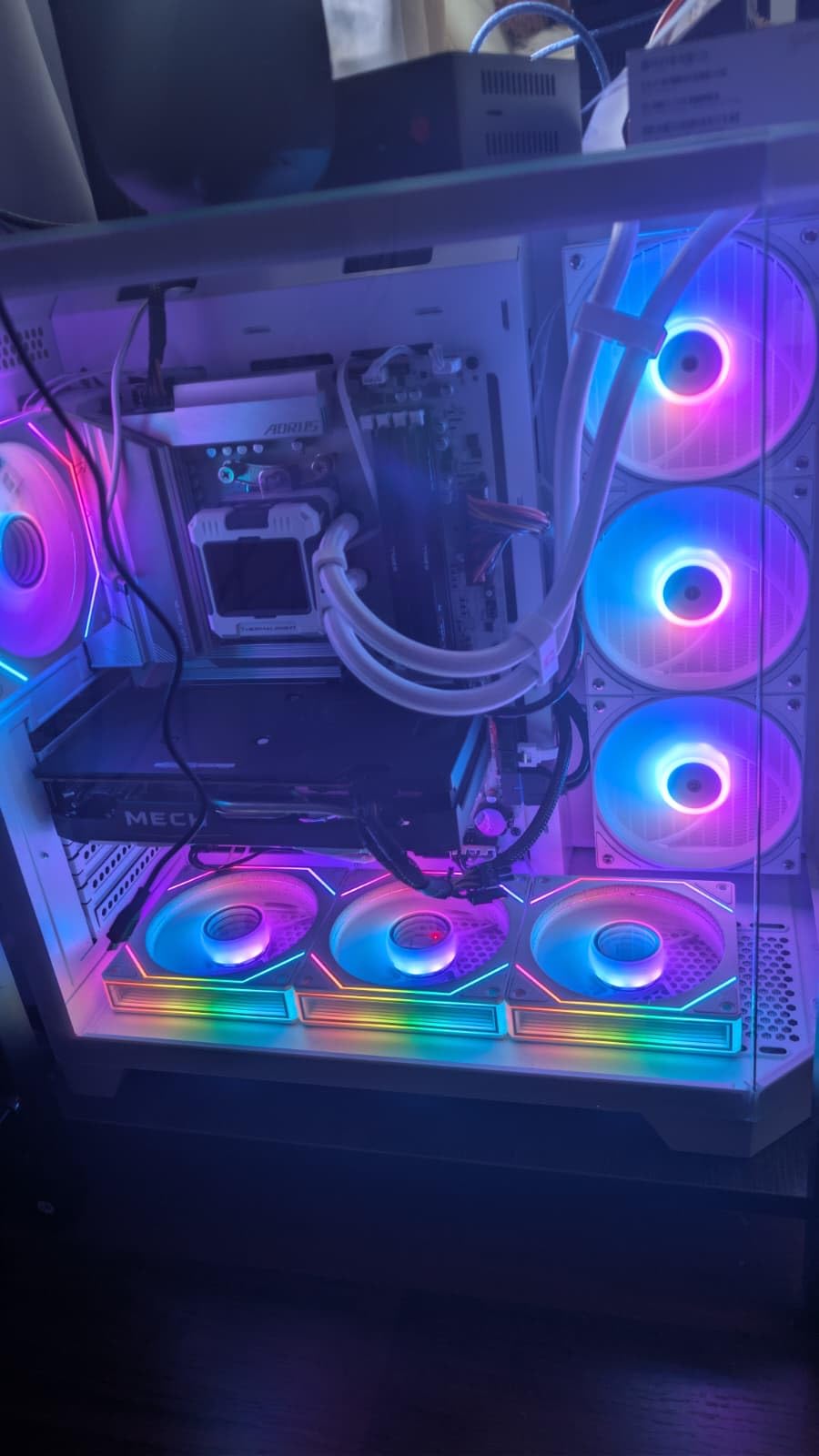 Thermalright FW 360 White ARGB V2 CPU Water Cooler with 3 PWM Fans with 2000RPM,IPS LCD Screen with 320 * 240 Resolution,Liquid CPU Cooler,CPU PC Aio Cooler for AMD:AM4/AM5/Intel LGA1700 customer photo 1