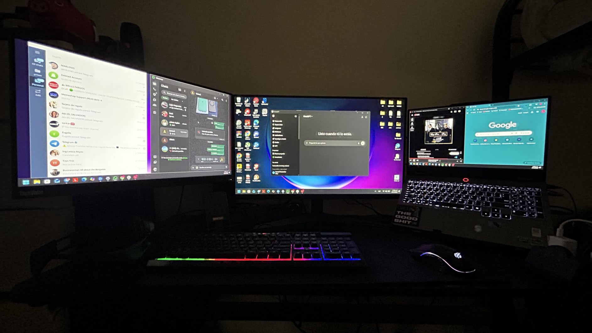 27GS50F-B 27-inch FHD (1920 x 1080) Ultragear Gaming Monitor with 180Hz, 1ms MBR, HDR10, AMD FreeSync, HDMI, DisplayPort, 3-Side Virtually Borderless Design, Black customer photo 2