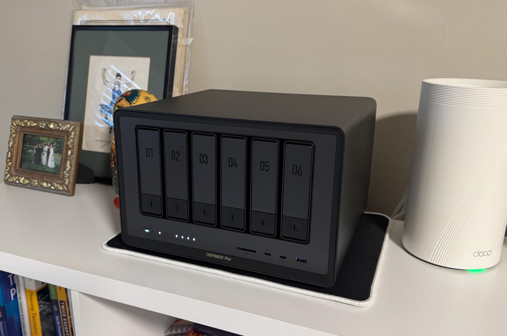 UGREEN NAS DXP6800 Pro 6-Bay Desktop NAS, Intel i5 1235u 10-Core CPU, 8GB DDR5 RAM, Built-in 128G SSD for System, 2X 10GbE, 2XM.2 NVMe Slots, 8K HDMI, 2XTBT4, Network Attached Storage (Diskless) customer photo 1