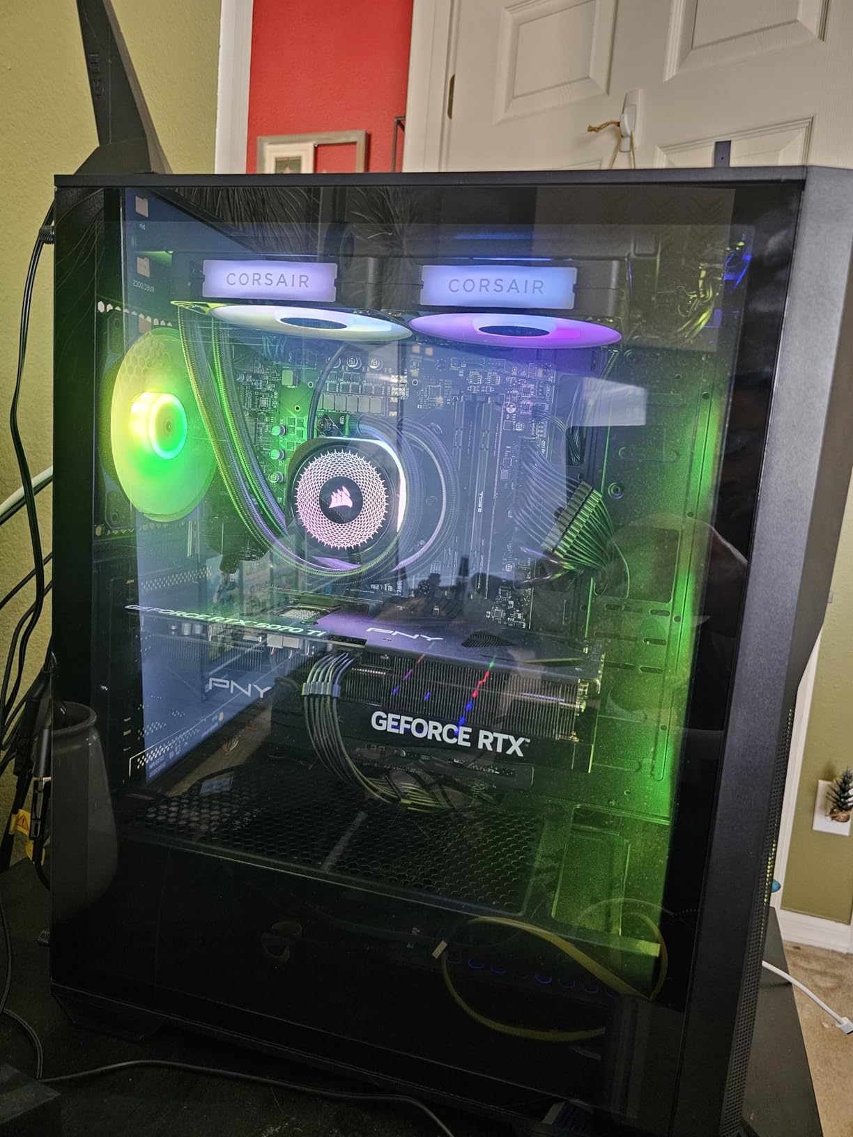 Corsair iCUE Link Titan 280 RX RGB AIO Liquid CPU Cooler customer photo 1
