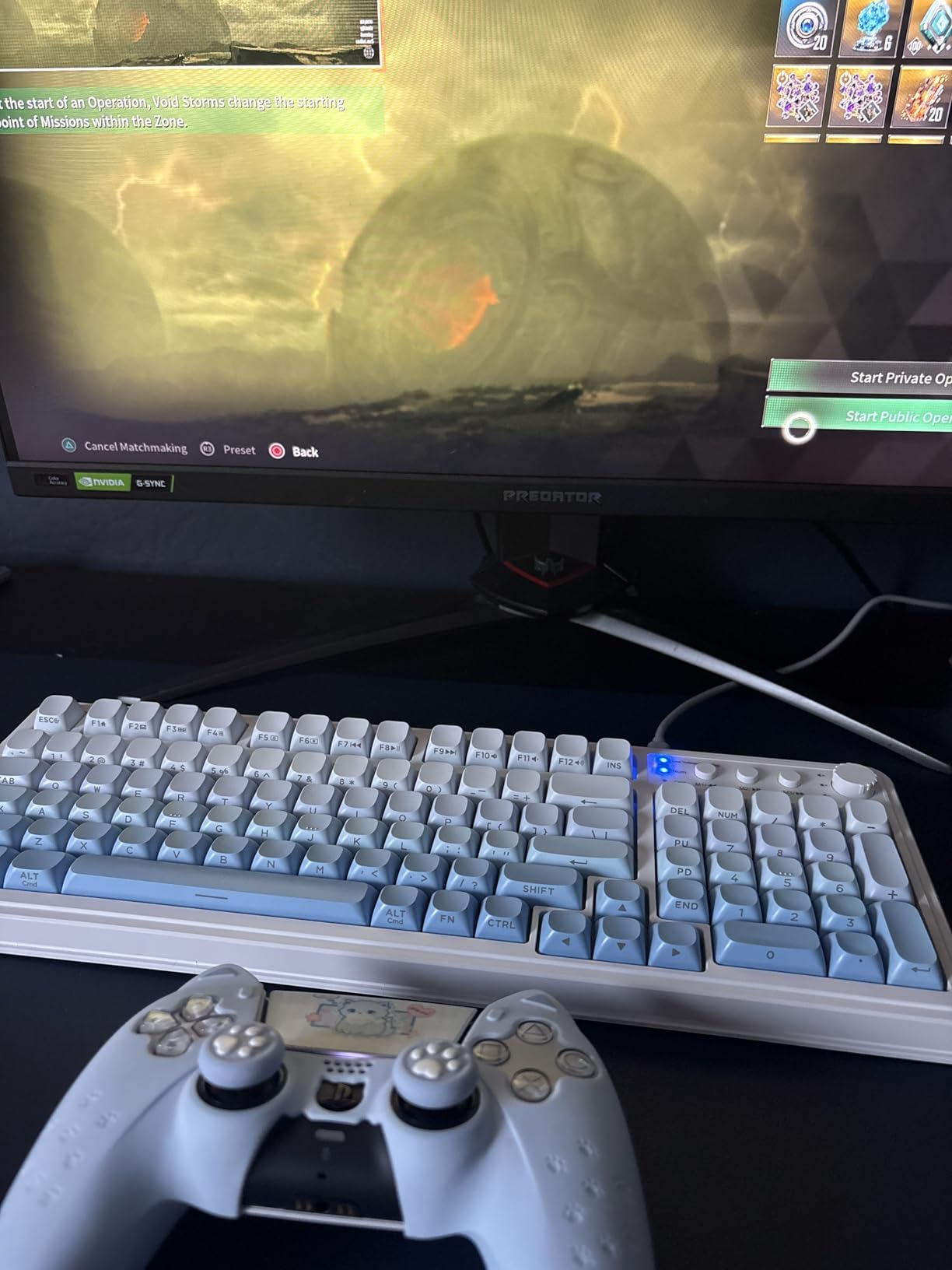 AULA 99 Key Keyboard, Tri-Mode Bluetooth/2.4GHz/USB-C Cute Creamy Gaming Keyboard with Number Pad RGB Backlit, Media Knob Custom Mechanical Feel Computer Keyboards for MAC Xbox PC Gamer - Purple customer photo 2